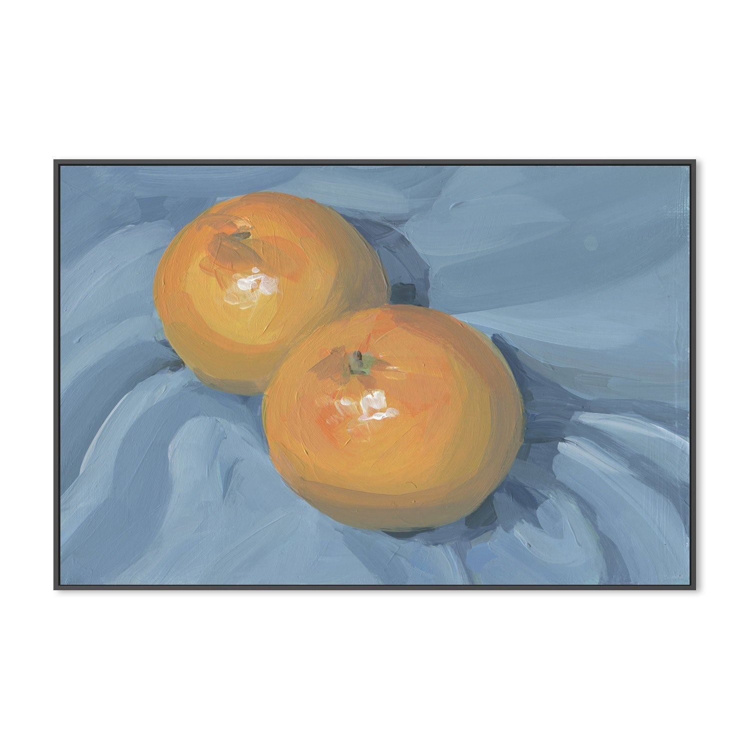 wall-art-print-canvas-poster-framed-Oranges On Blue , By Carrie Arnold-3