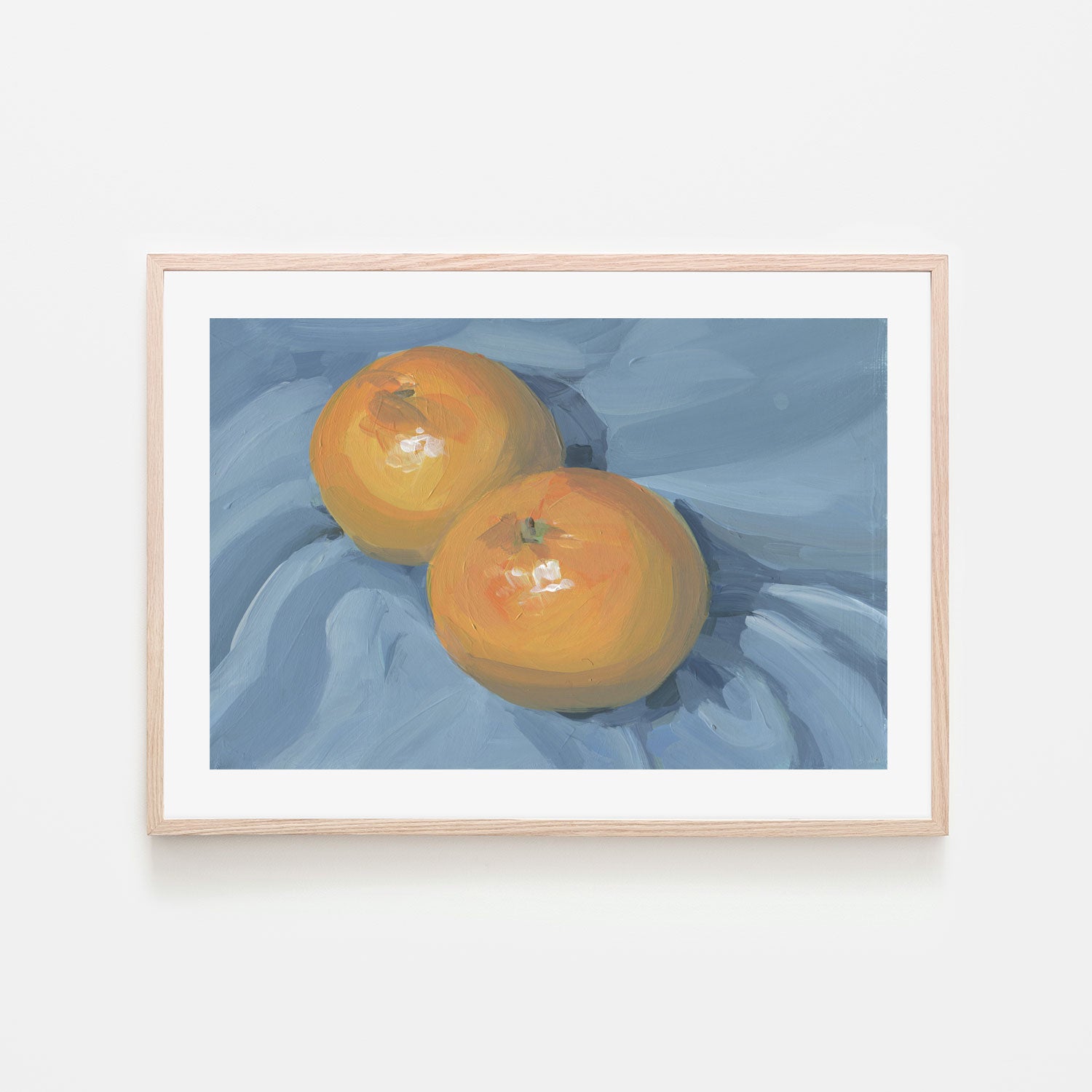 wall-art-print-canvas-poster-framed-Oranges On Blue , By Carrie Arnold-6