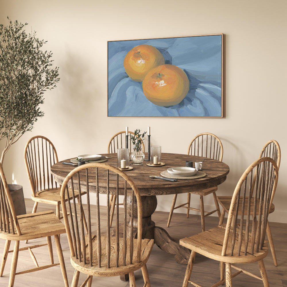 wall-art-print-canvas-poster-framed-Oranges On Blue , By Carrie Arnold-7