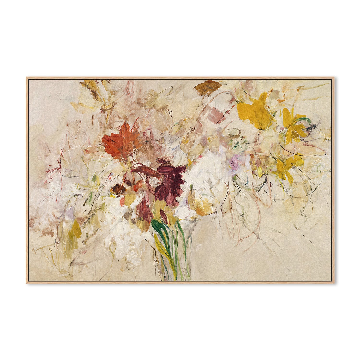 wall-art-print-canvas-poster-framed-Organic Abstract No. 1-4