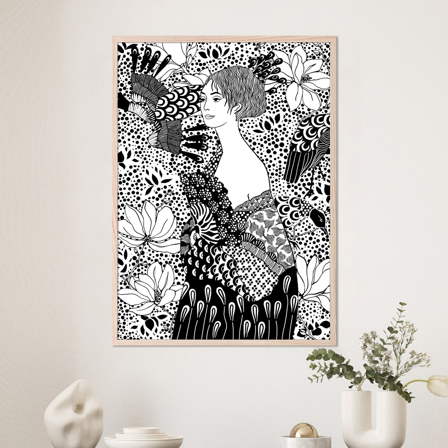 wall-art-print-canvas-poster-framed-Ornate Serenity-2