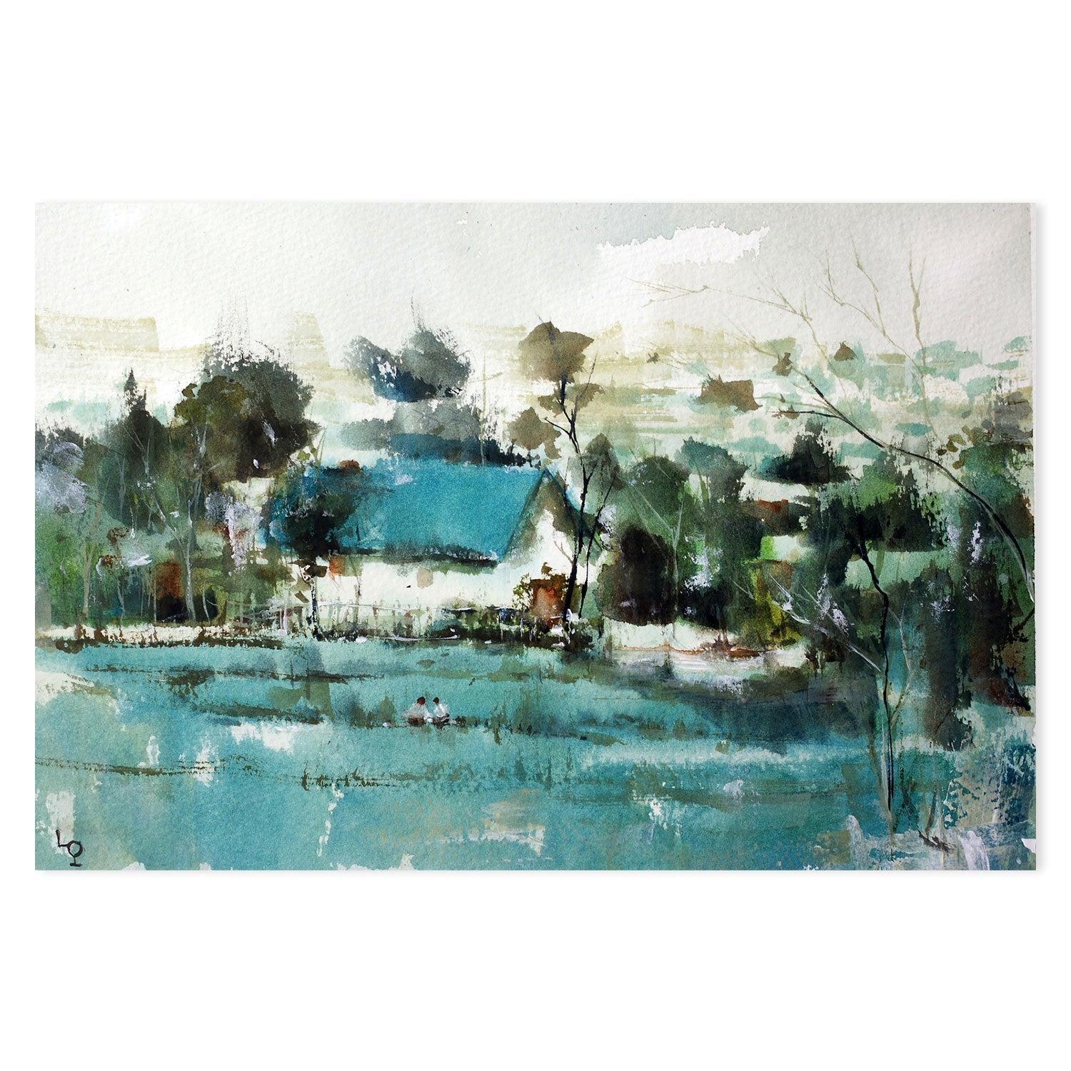 wall-art-print-canvas-poster-framed-Oshika Japan-by-Lilou Online Fine Arts-Gioia Wall Art