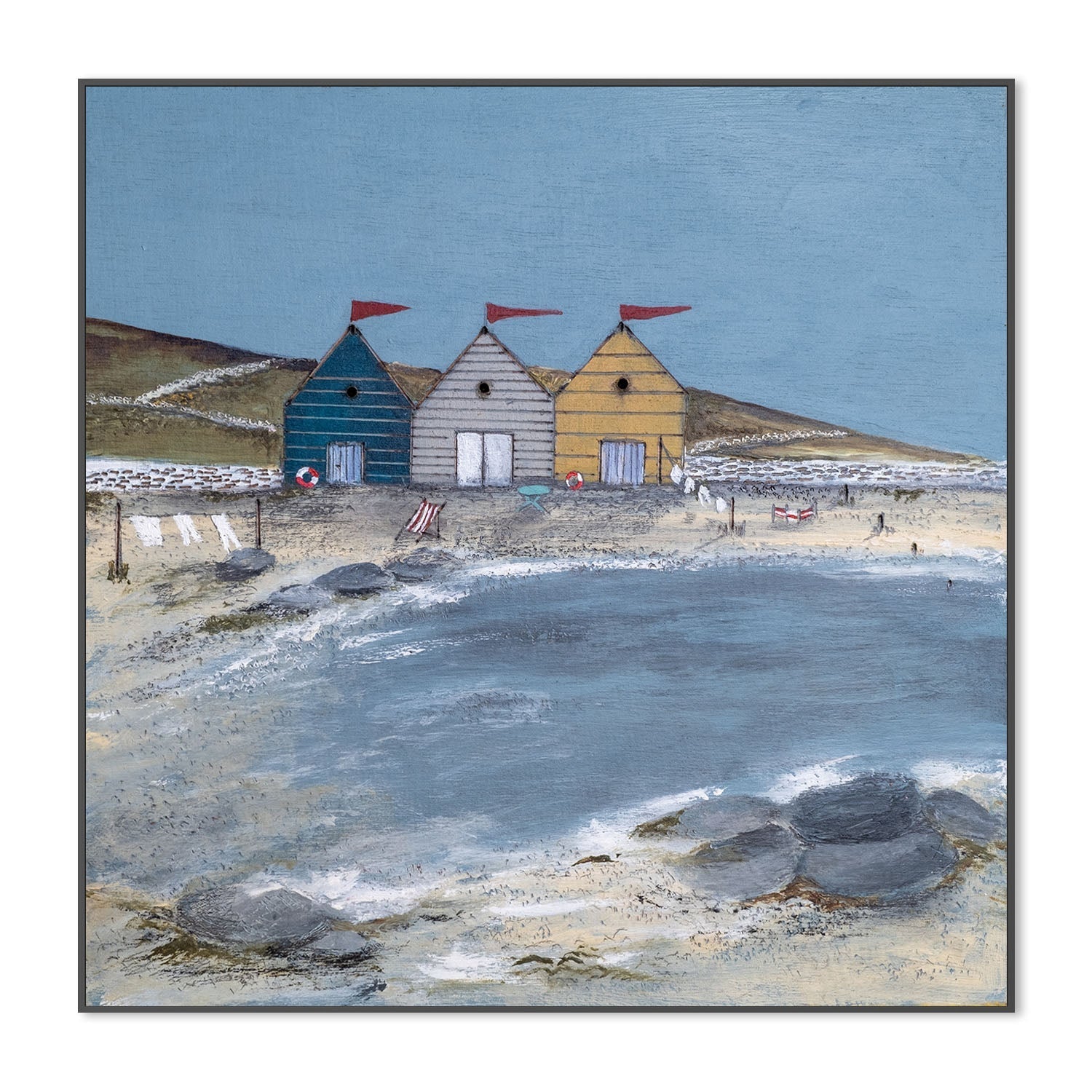 wall-art-print-canvas-poster-framed-Our Coastal Retreat , By Louise O’Hara-3