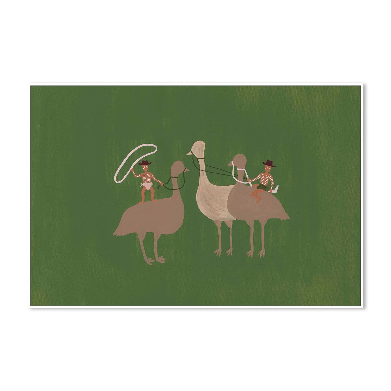 wall-art-print-canvas-poster-framed-Our Emu Mob-5