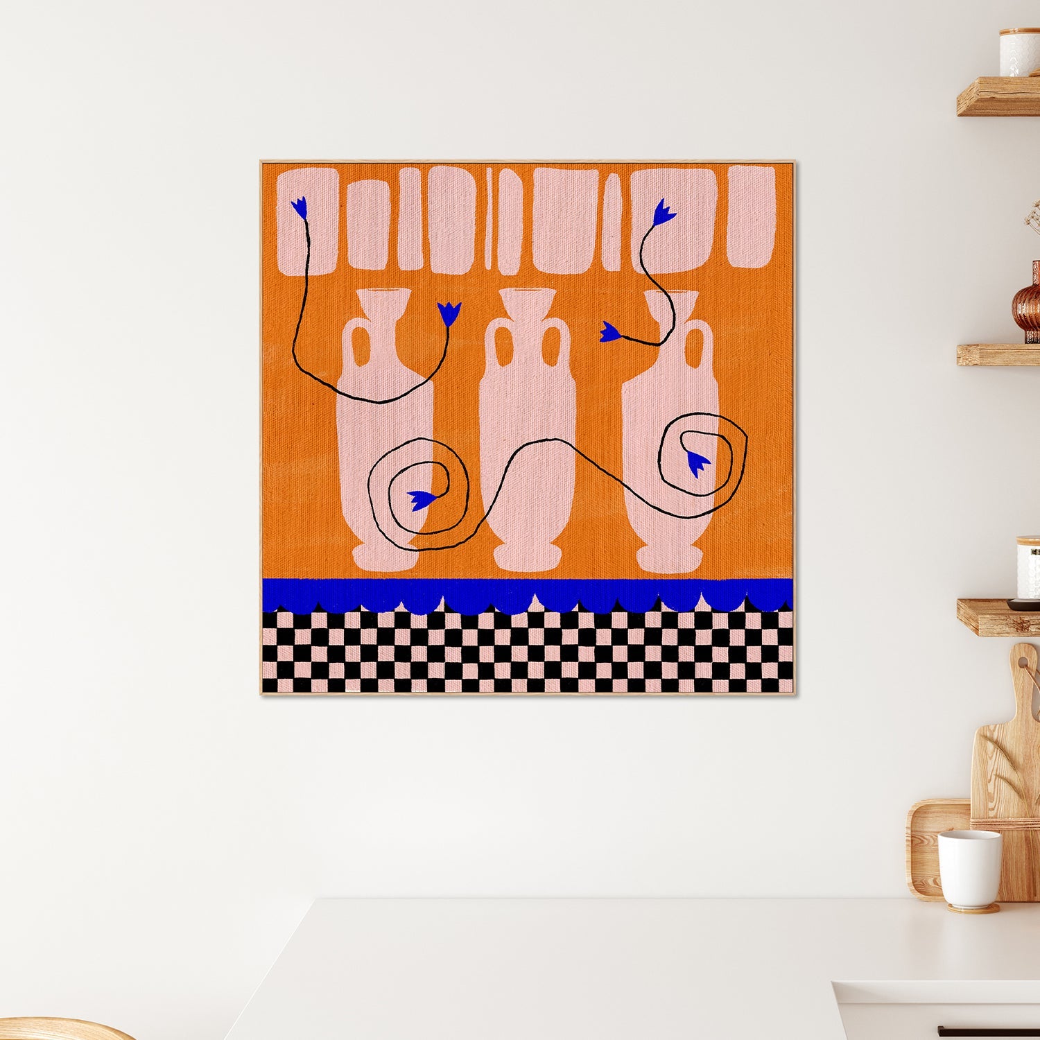 wall-art-print-canvas-poster-framed-Out of Vase Blooms 10-7