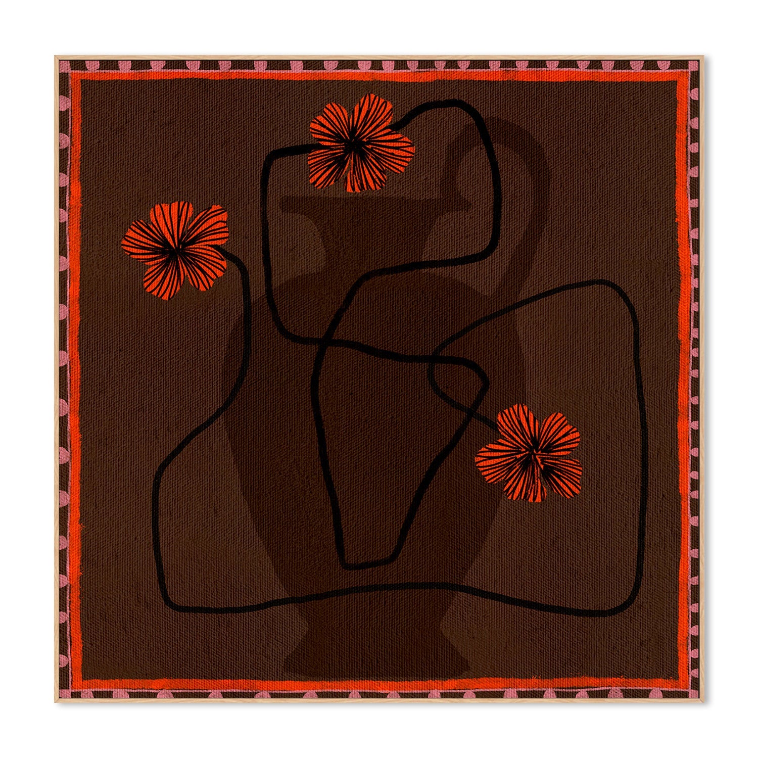 wall-art-print-canvas-poster-framed-Out of Vase Blooms 3-4