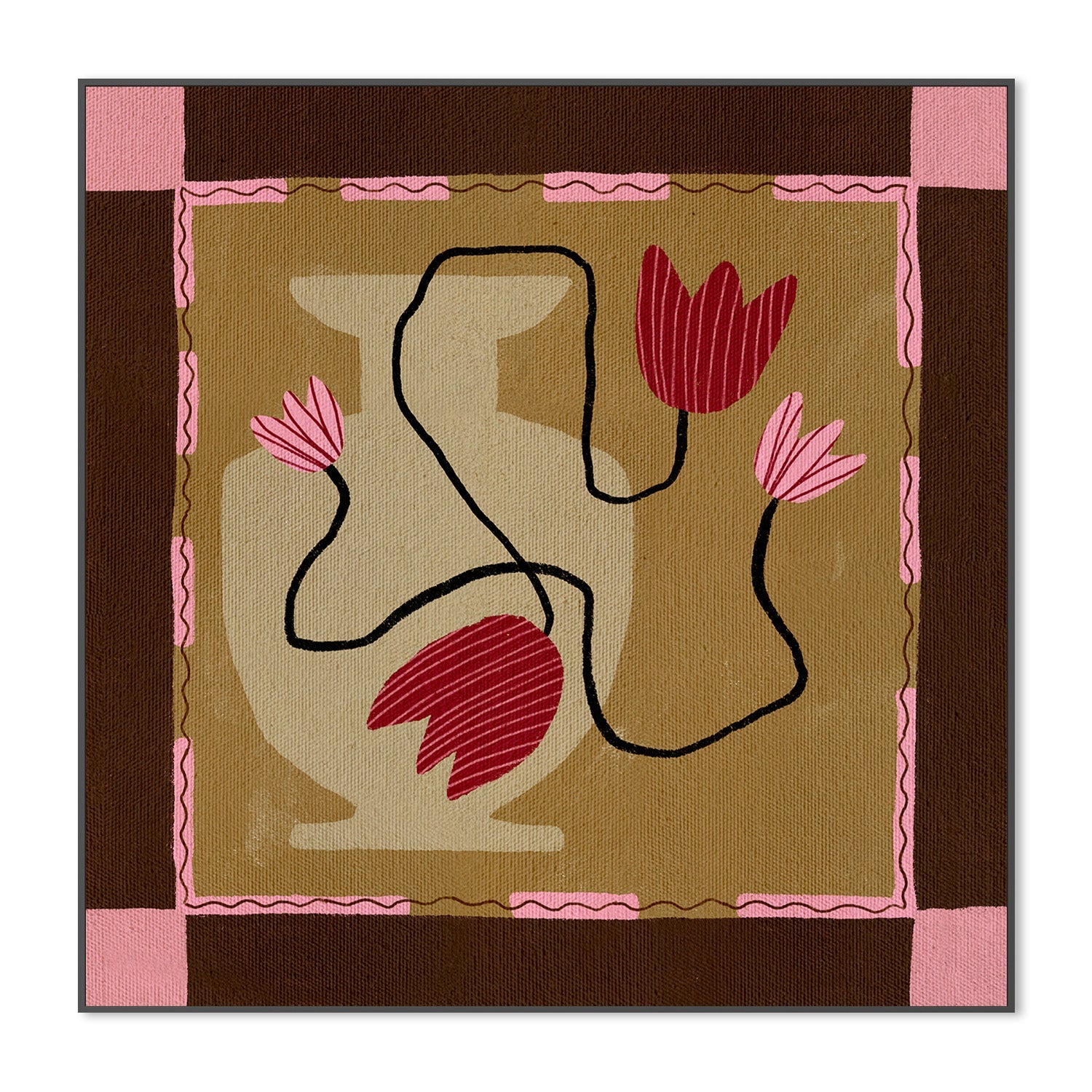 wall-art-print-canvas-poster-framed-Out of Vase Blooms 4-3
