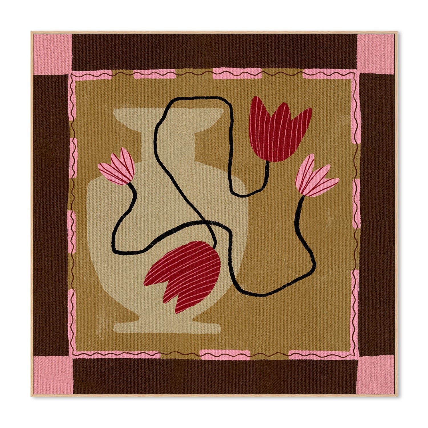 wall-art-print-canvas-poster-framed-Out of Vase Blooms 4-4