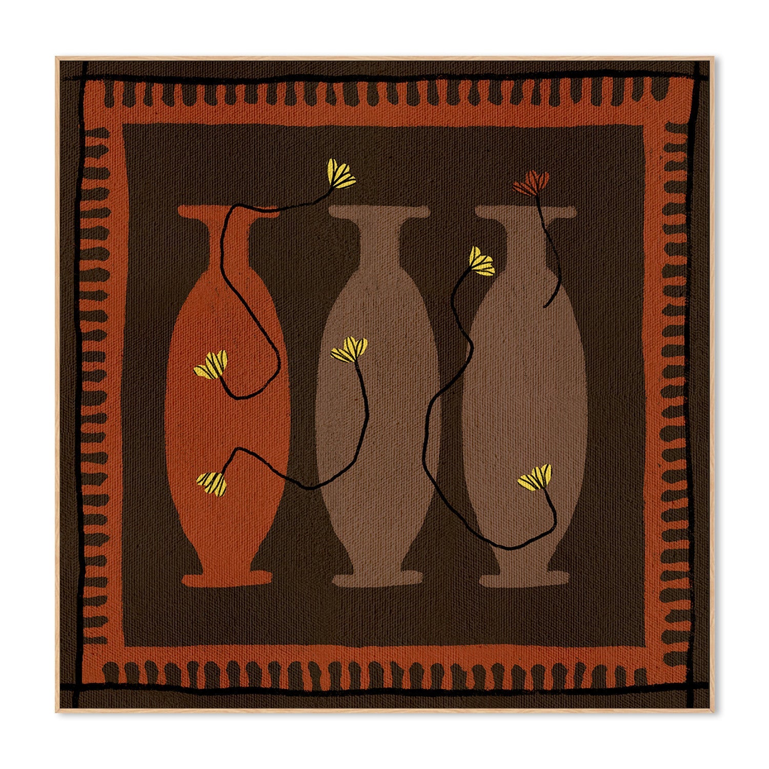 wall-art-print-canvas-poster-framed-Out of Vase Blooms 5-4