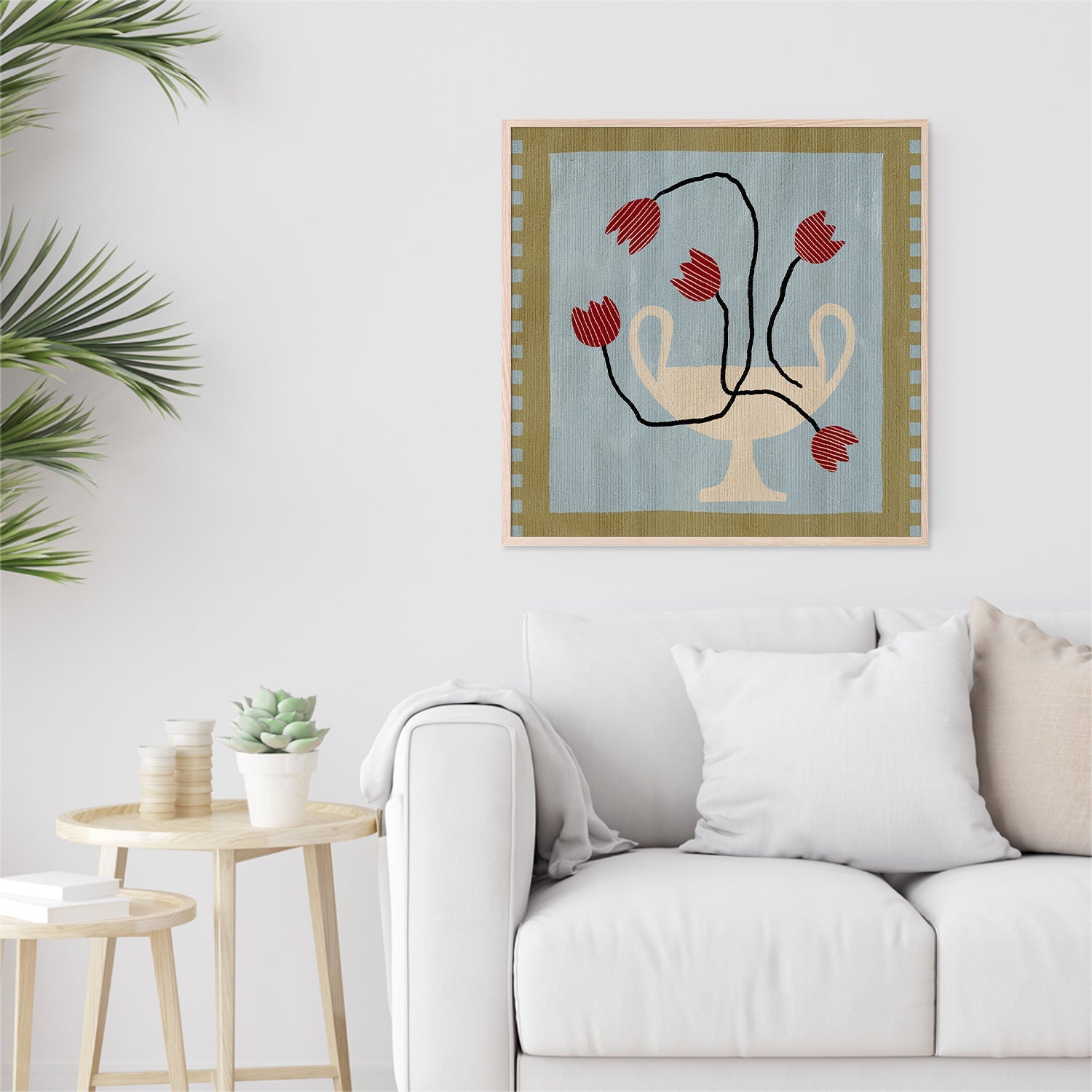 wall-art-print-canvas-poster-framed-Out of Vase Blooms 6-8