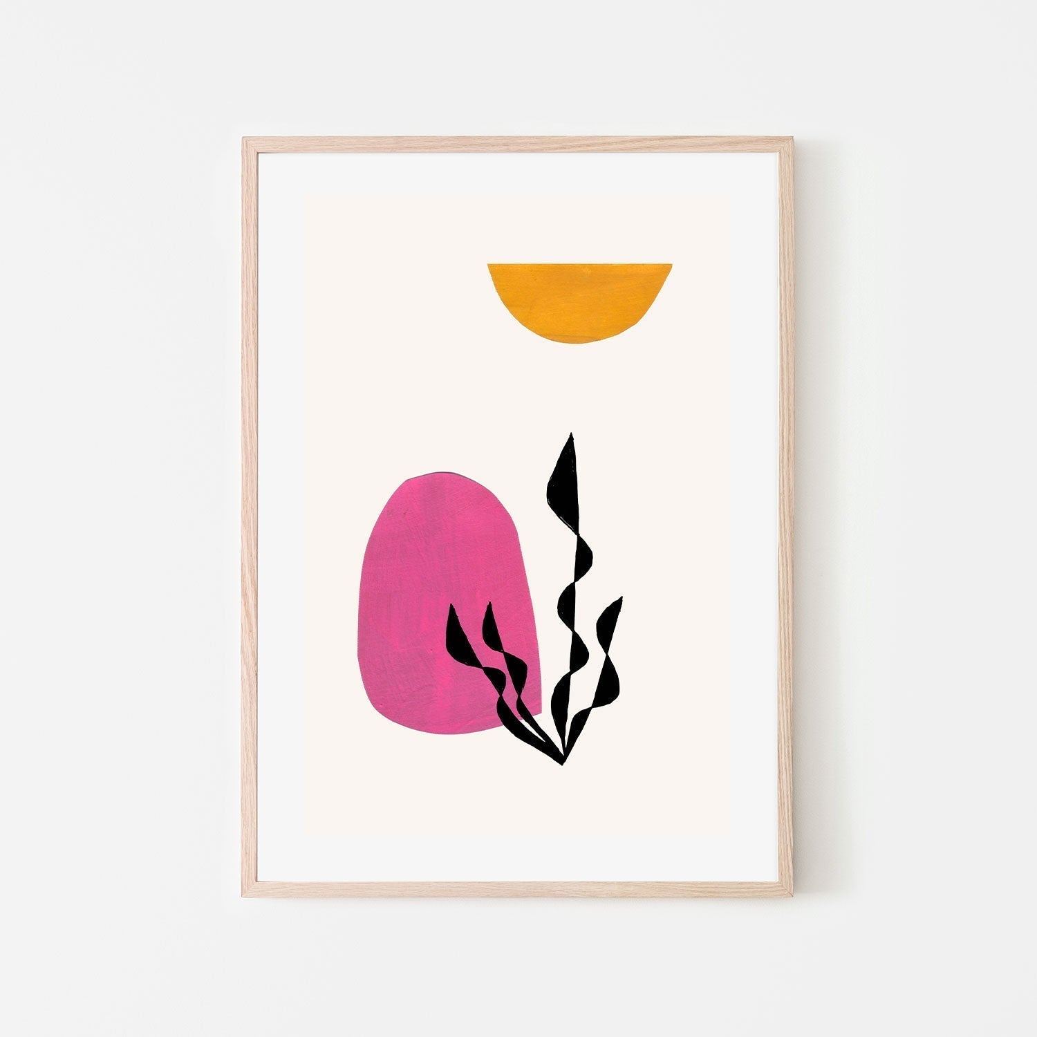 wall-art-print-canvas-poster-framed-Outerspace Plant , By Ejaaz Haniff-GIOIA-WALL-ART
