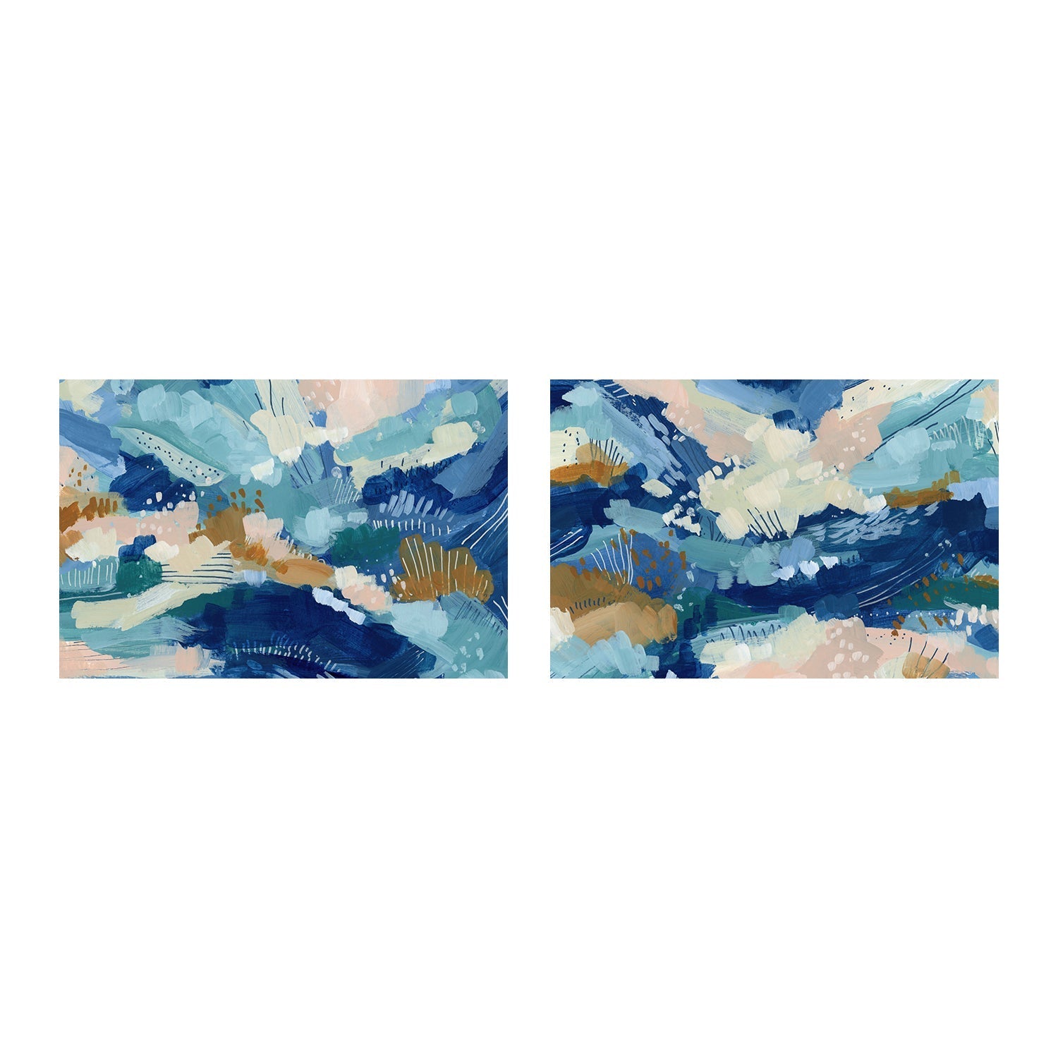 wall-art-print-canvas-poster-framed-Pacific Depths , Style A & B, Set Of 2 , By Jetty Home , By Jetty Home-1