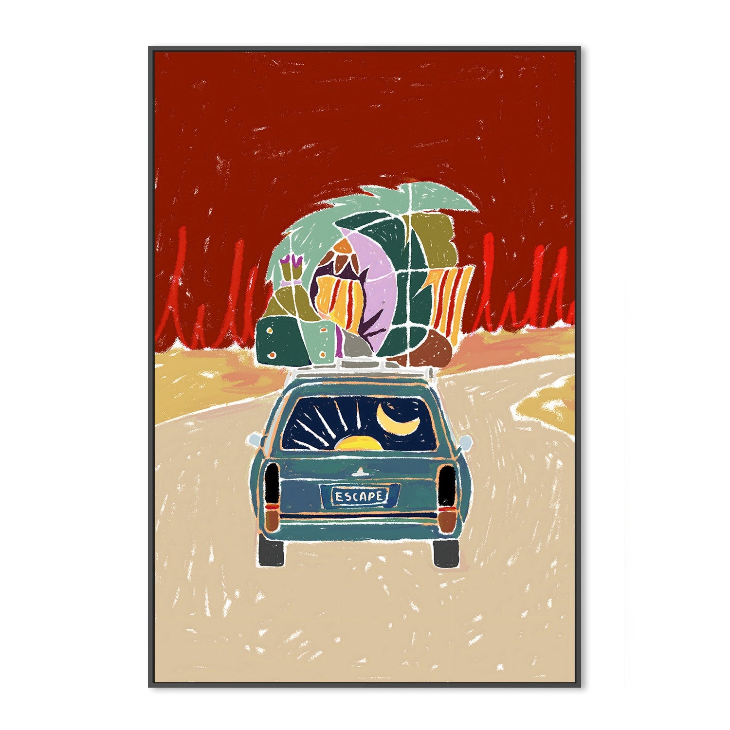 wall-art-print-canvas-poster-framed-Pack Up a Escape-3