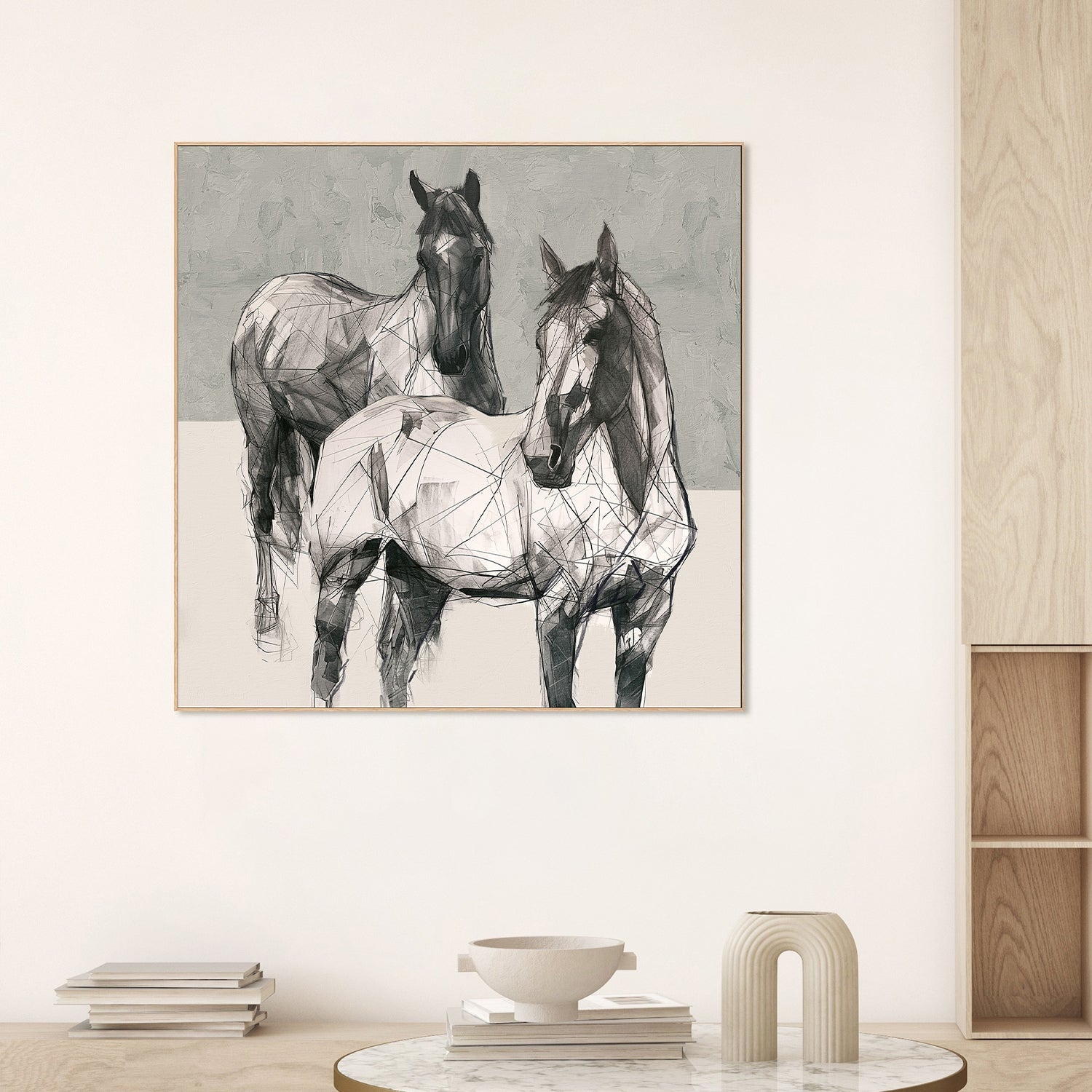 wall-art-print-canvas-poster-framed-Paddock Pals, Style B-2
