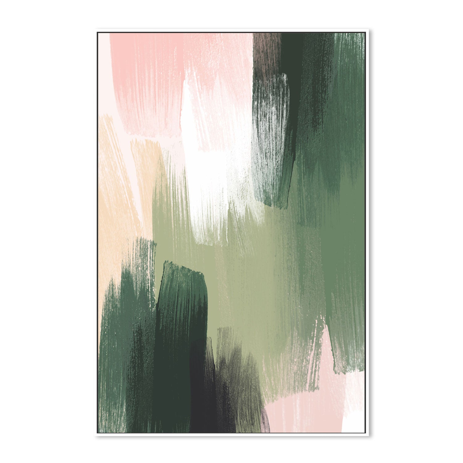 wall-art-print-canvas-poster-framed-Paint Strokes-by-Dear Musketeer Studio-Gioia Wall Art