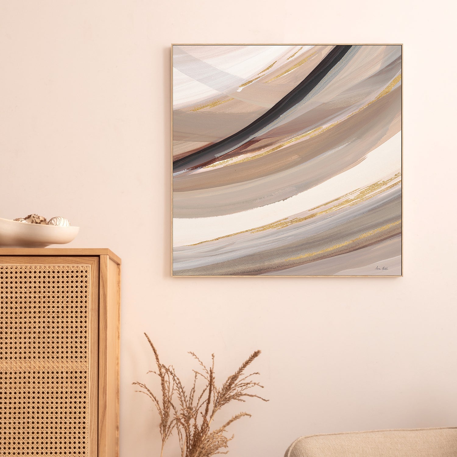wall-art-print-canvas-poster-framed-Painted Curve, Style B-2