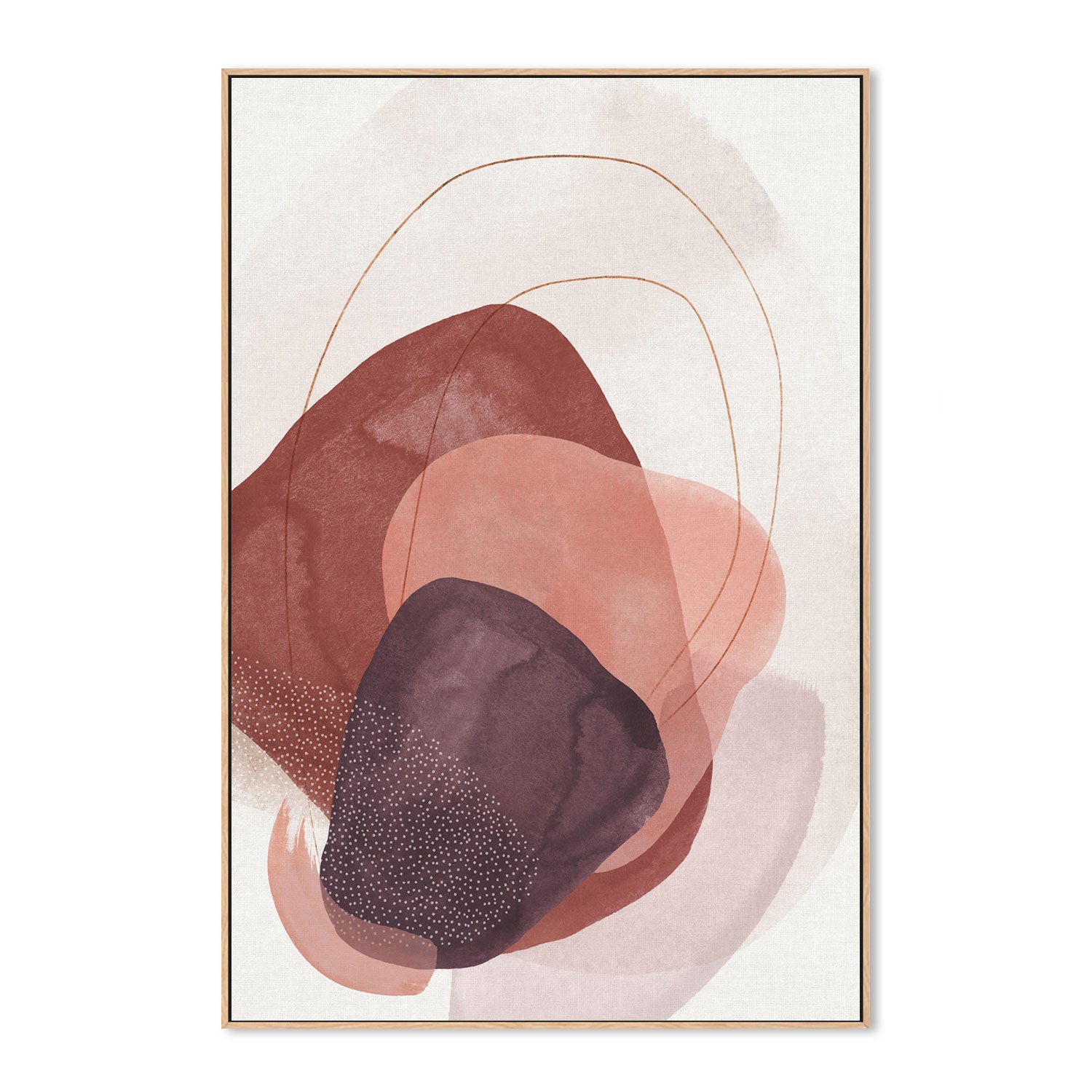 wall-art-print-canvas-poster-framed-Painted Shapes-by-Dear Musketeer Studio-Gioia Wall Art