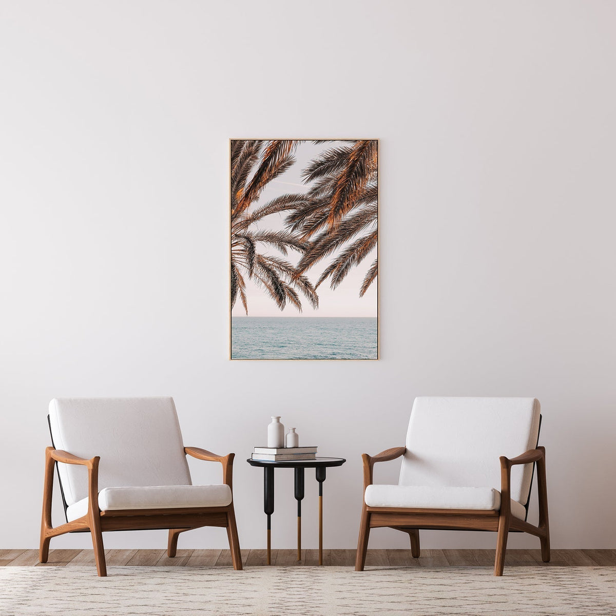wall-art-print-canvas-poster-framed-Palm, Style B-by-Plus X Studio-Gioia Wall Art