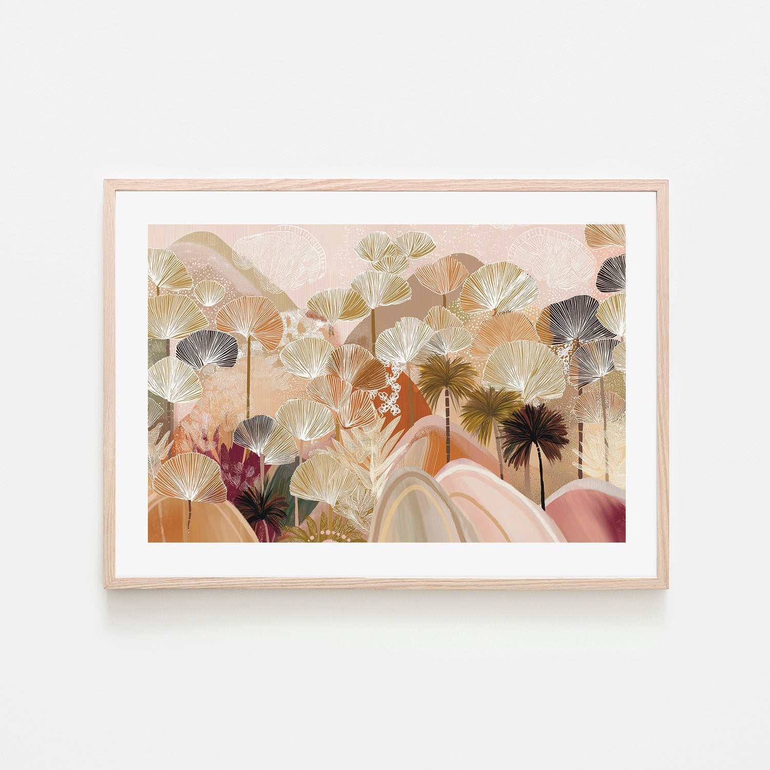 wall-art-print-canvas-poster-framed-Palms and Poetry , By Bella Eve-7