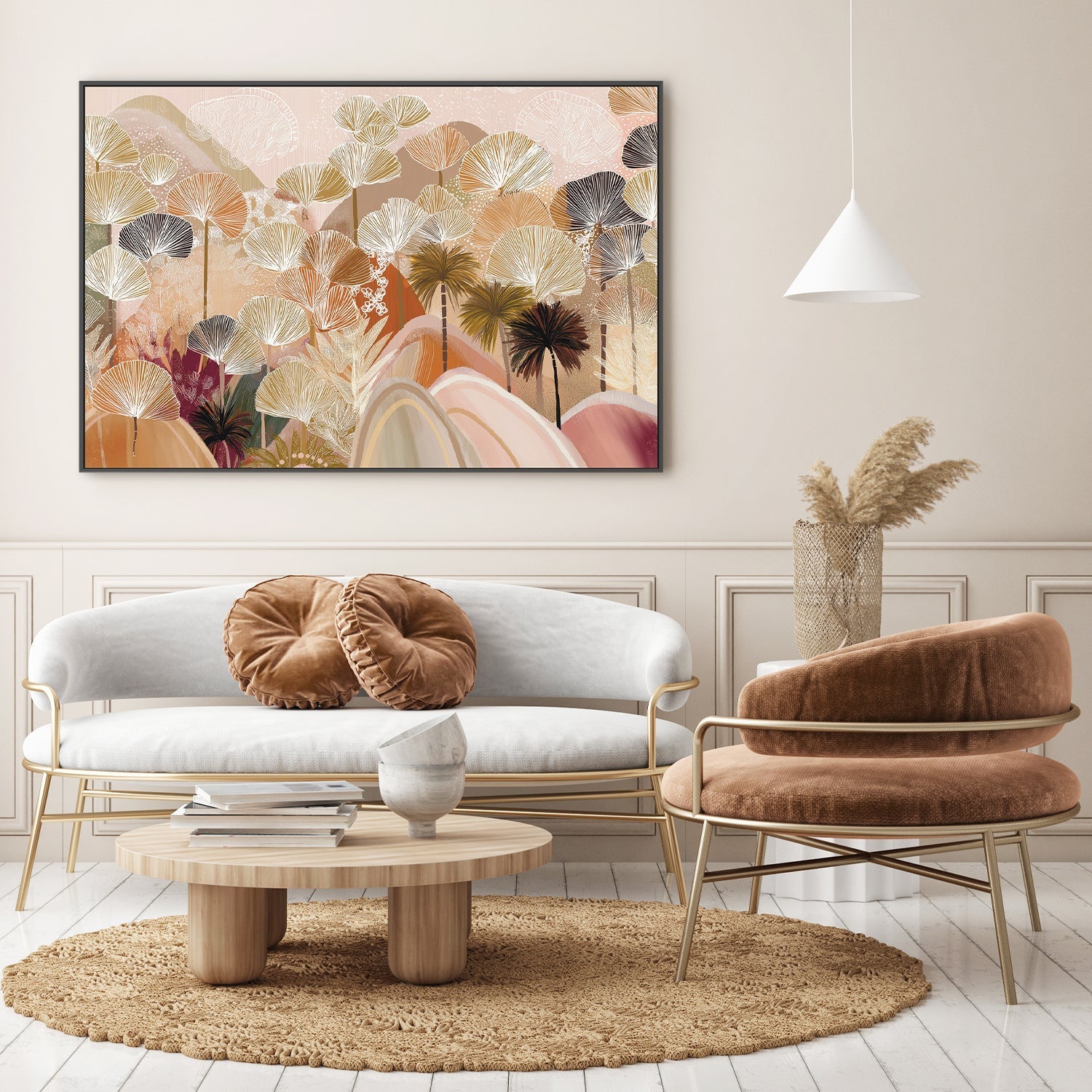 wall-art-print-canvas-poster-framed-Palms and Poetry , By Bella Eve-8