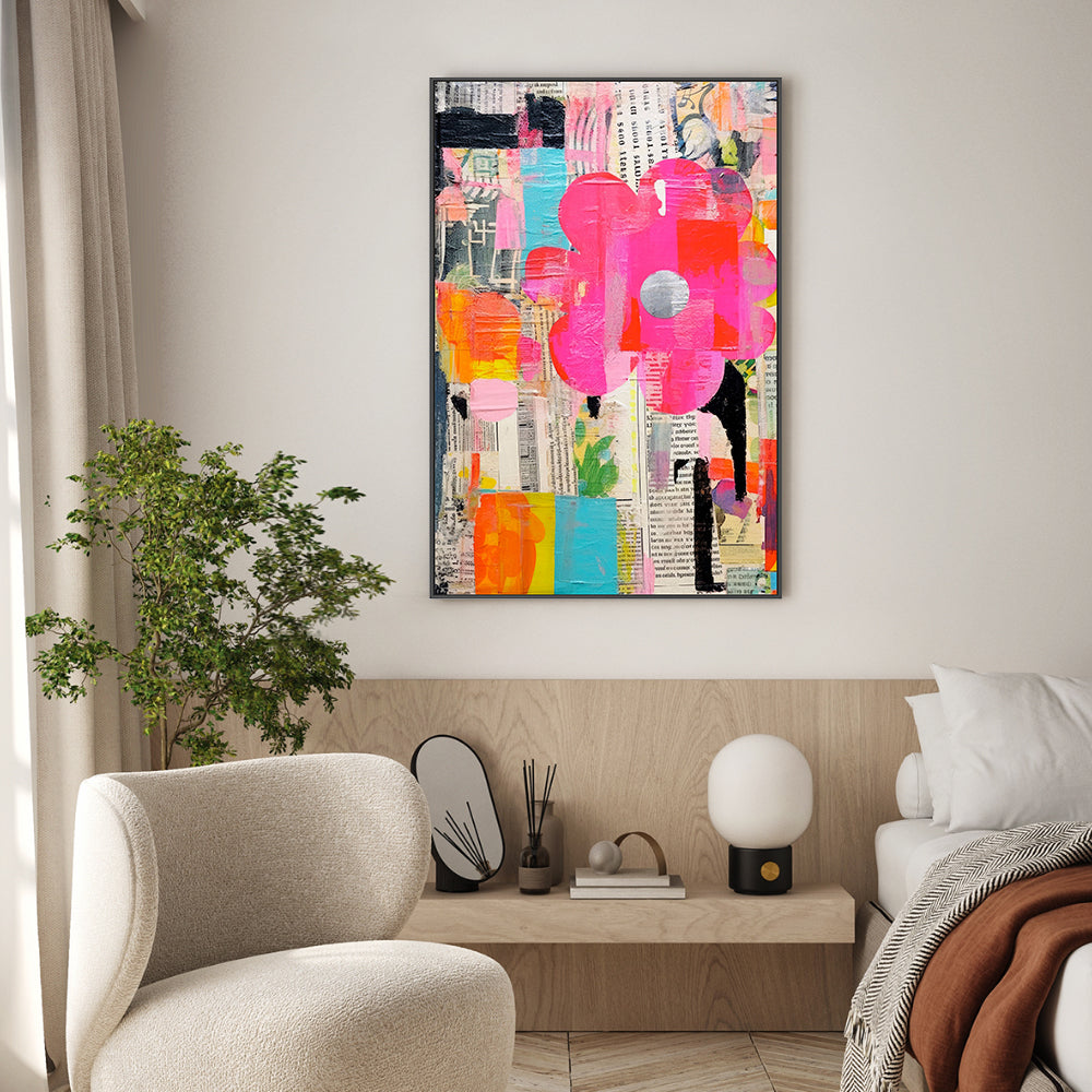 wall-art-print-canvas-poster-framed-Paper Snippets, Style C , By Treechild-GIOIA-WALL-ART