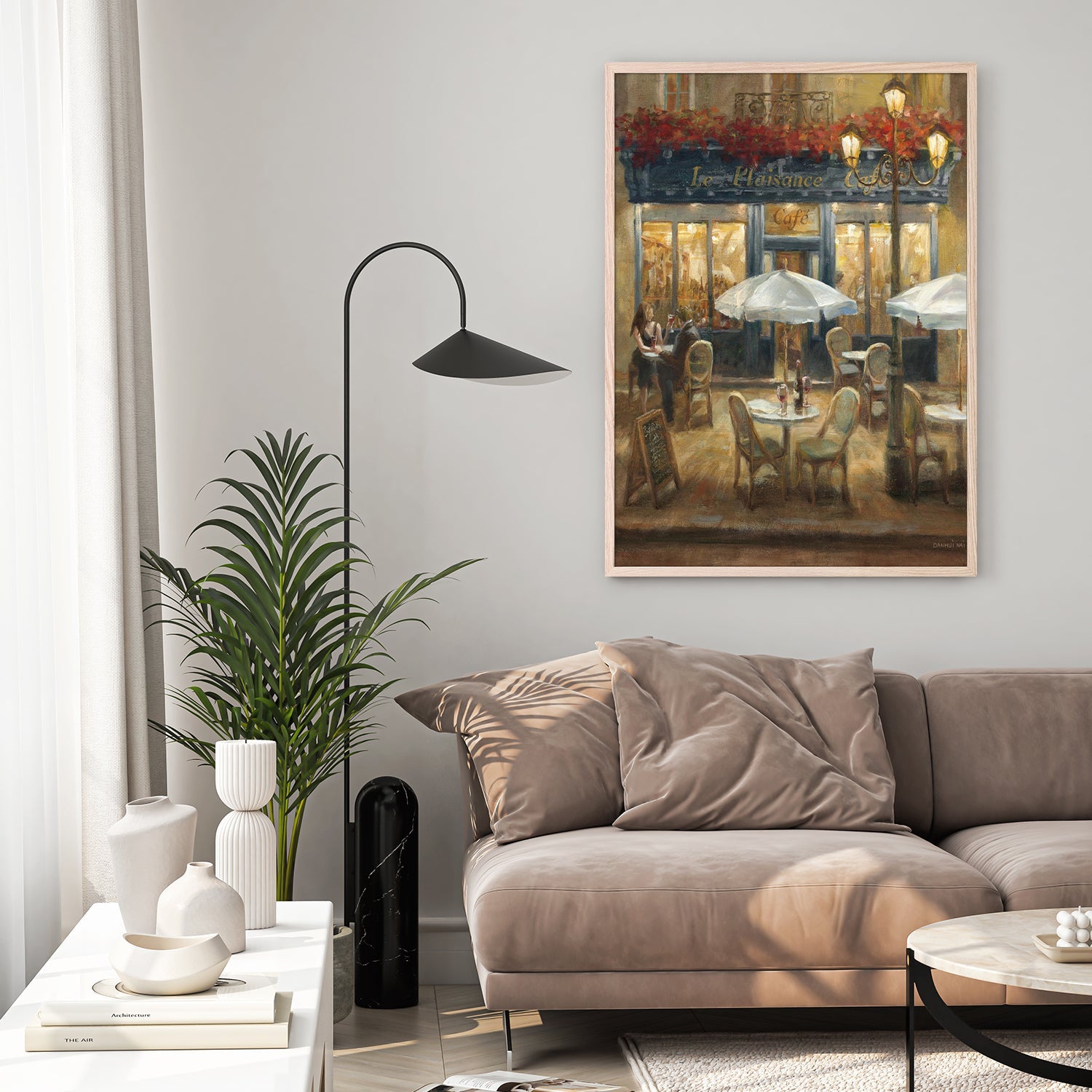 wall-art-print-canvas-poster-framed-Paris Cafe, Style A Crop v2-8