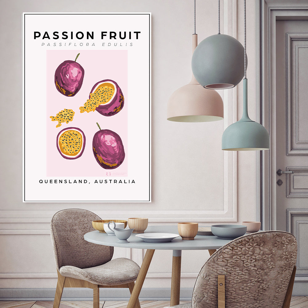 wall-art-print-canvas-poster-framed-Passion Fruit-by-Rosalyn Gray-Gioia Wall Art