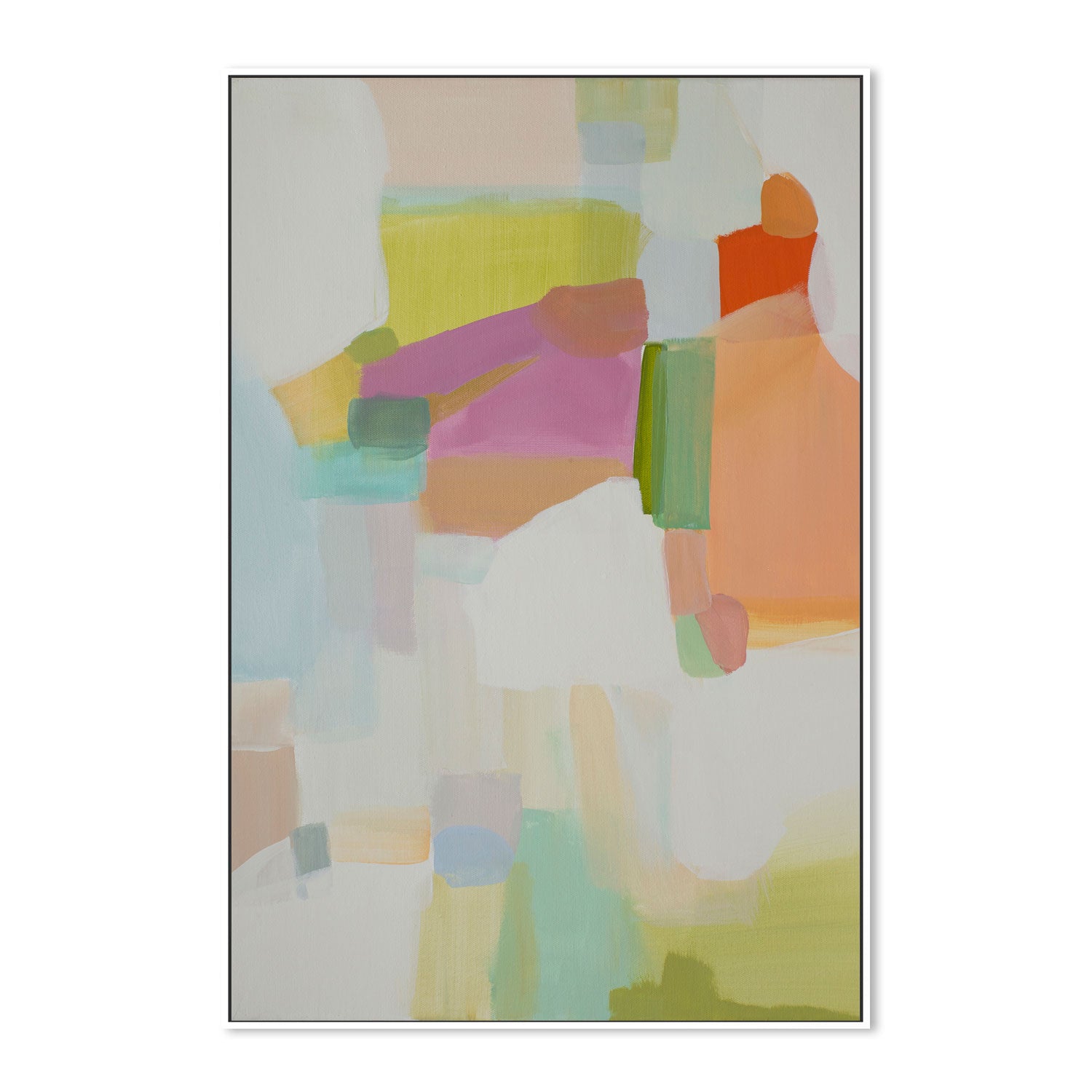 wall-art-print-canvas-poster-framed-Pastel Abstract, Style B , By Jenny Westenhofer Art-5