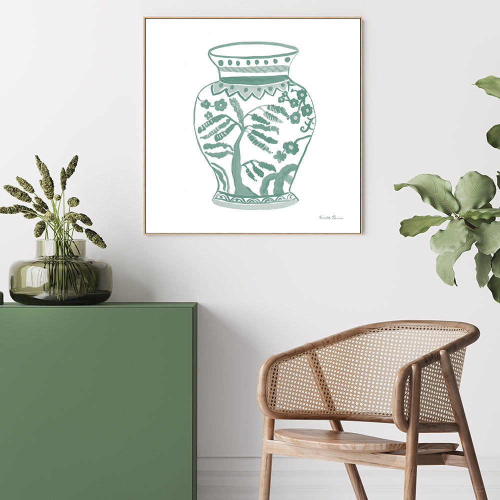 wall-art-print-canvas-poster-framed-Pastel Chinoiserie, Style B , By Farida Zaman-GIOIA-WALL-ART