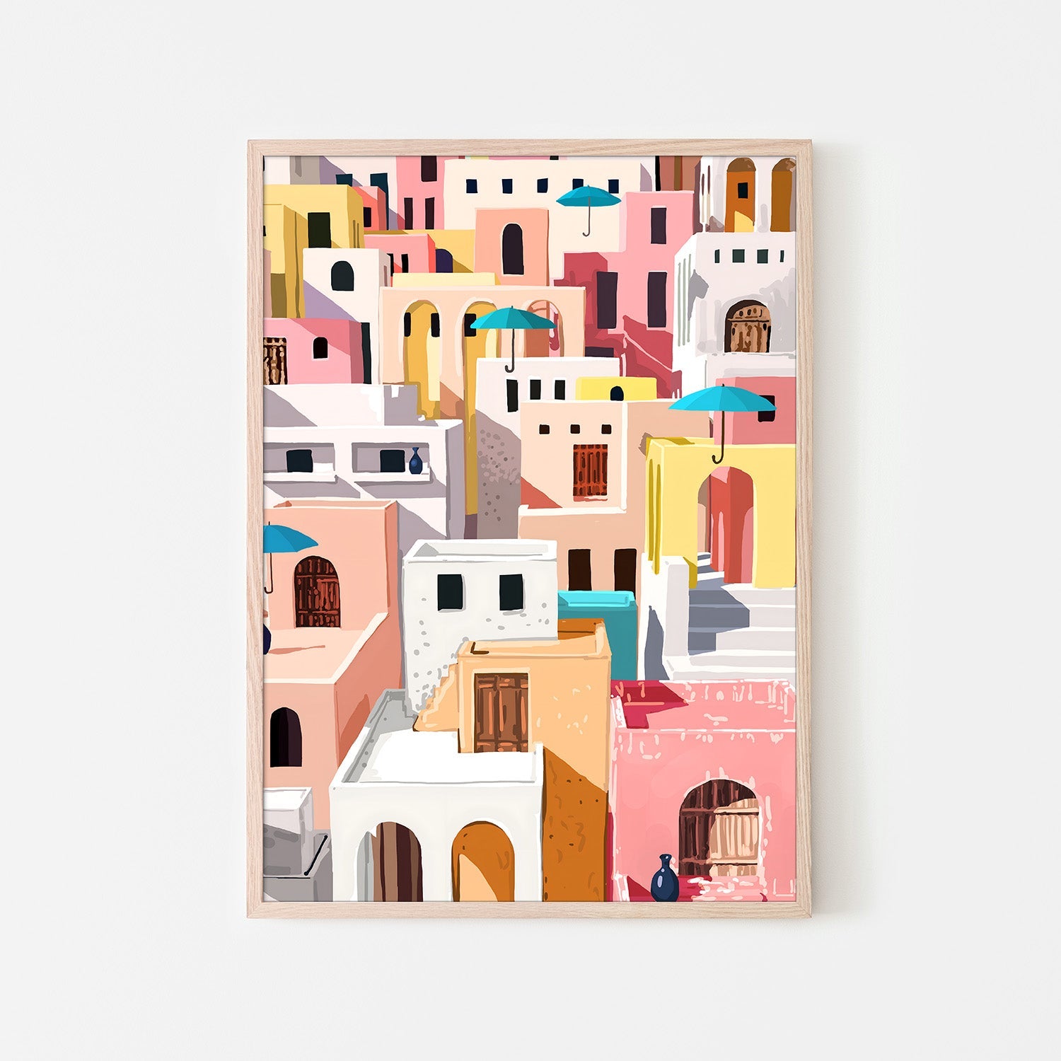wall-art-print-canvas-poster-framed-Pastel Cityscape-6