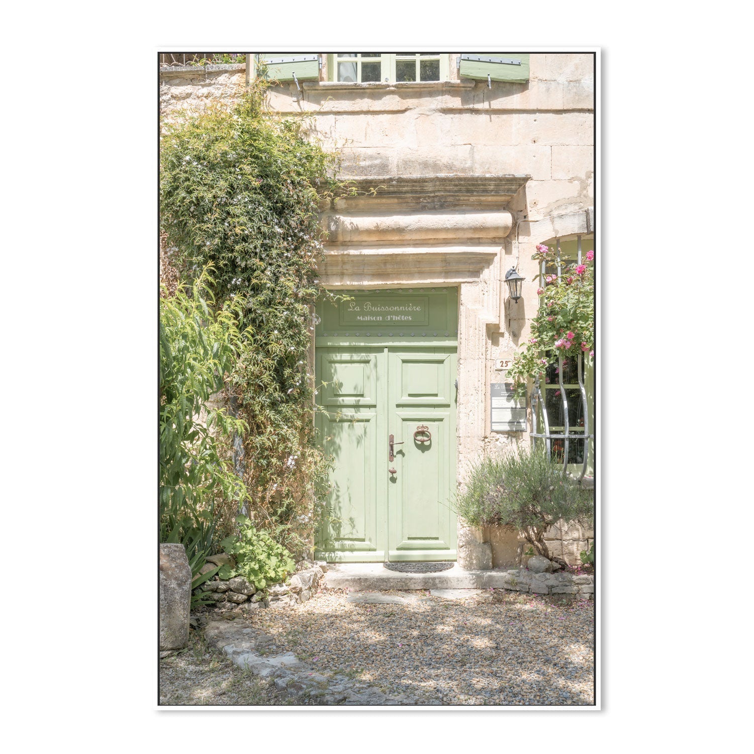 wall-art-print-canvas-poster-framed-Pastel Green Door-5