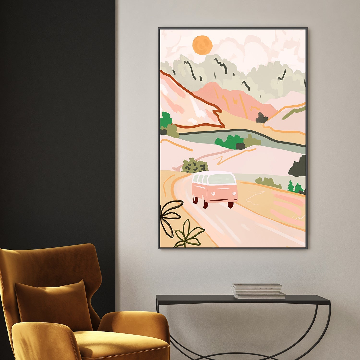 wall-art-print-canvas-poster-framed-Pastel Journey-2