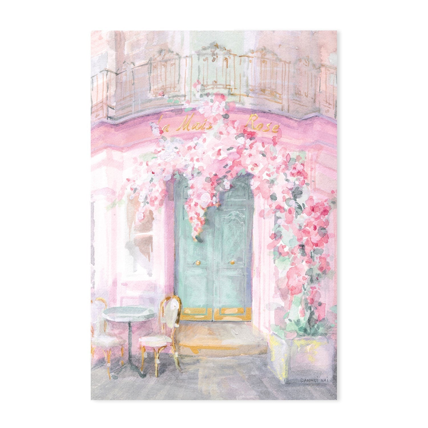 wall-art-print-canvas-poster-framed-Pastel Paris, Style C-by-Danhui Nai-Gioia Wall Art