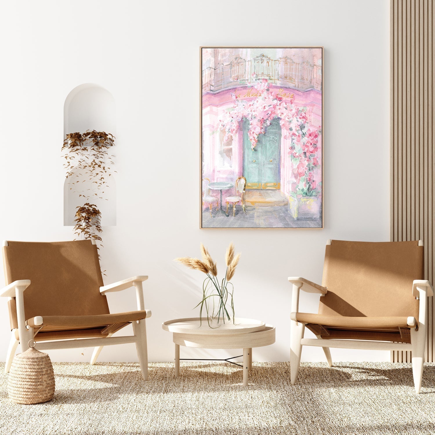 wall-art-print-canvas-poster-framed-Pastel Paris, Style C-by-Danhui Nai-Gioia Wall Art