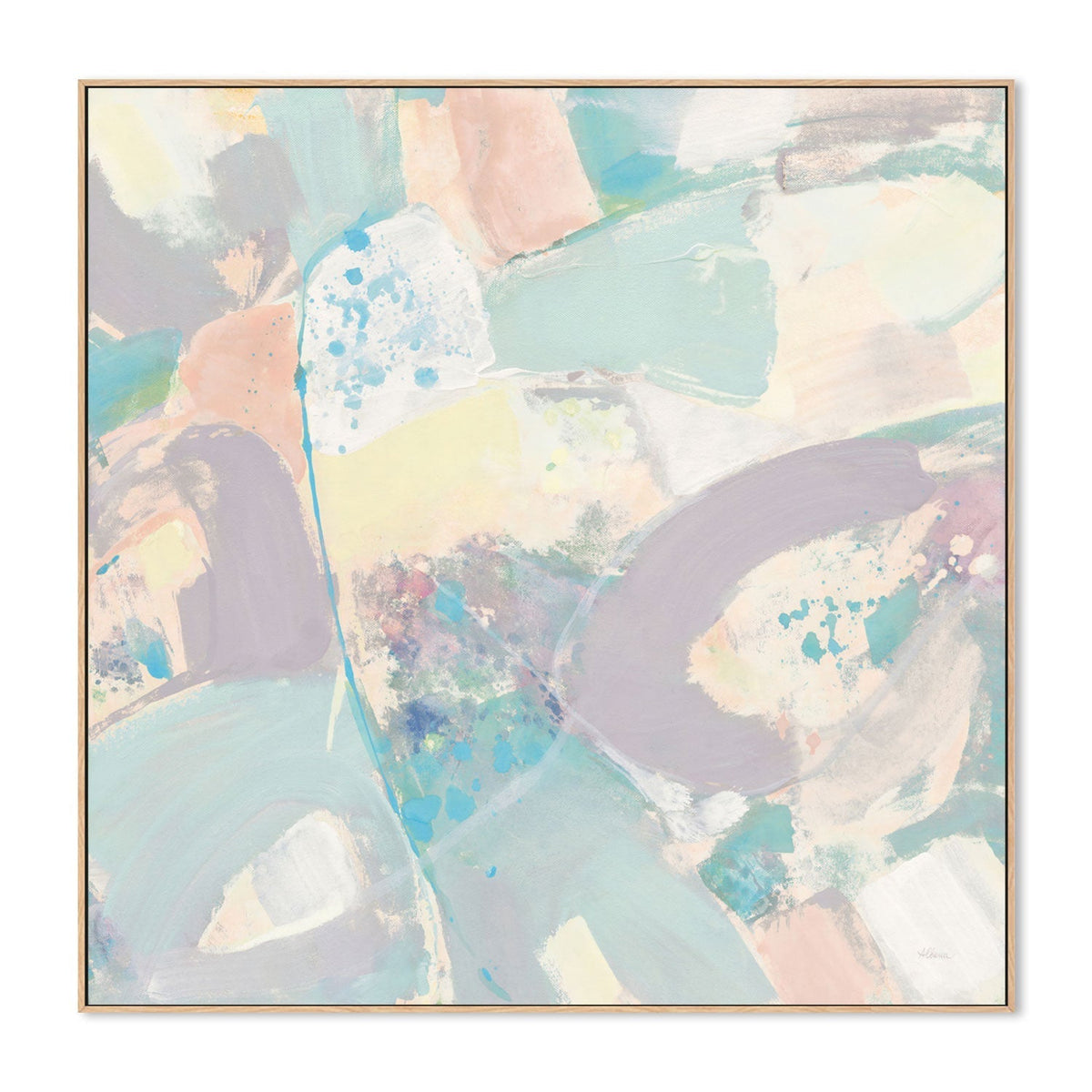 wall-art-print-canvas-poster-framed-Pastel Stone, Style B , By Albena Hristova-GIOIA-WALL-ART