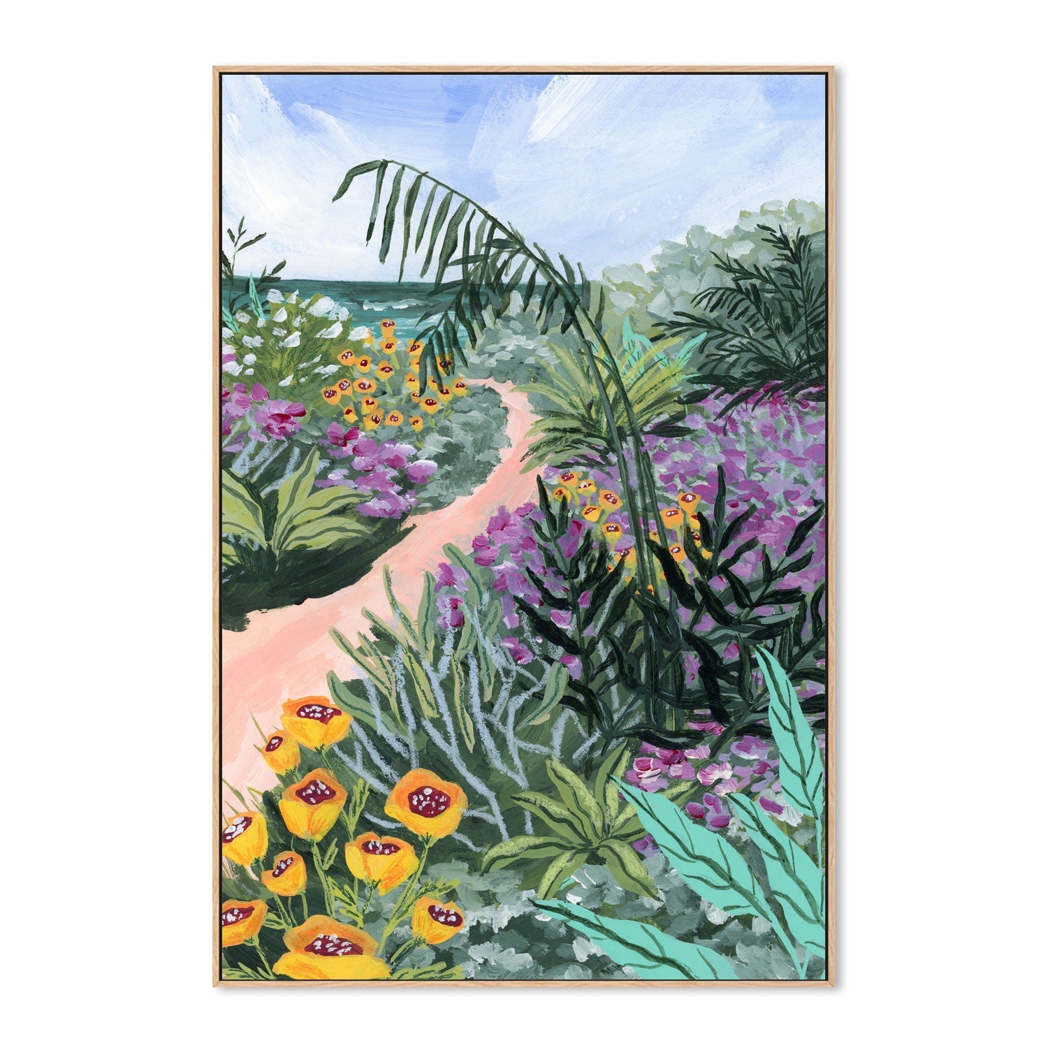 wall-art-print-canvas-poster-framed-Path to the Pacific, Style B-4