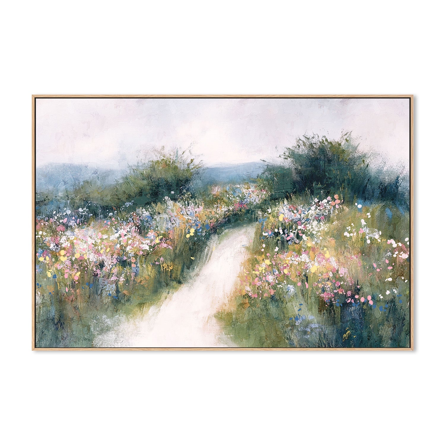 wall-art-print-canvas-poster-framed-Pathway, Style A-4