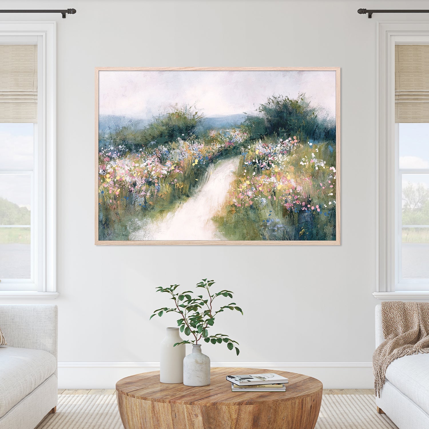 wall-art-print-canvas-poster-framed-Pathway, Style A-8