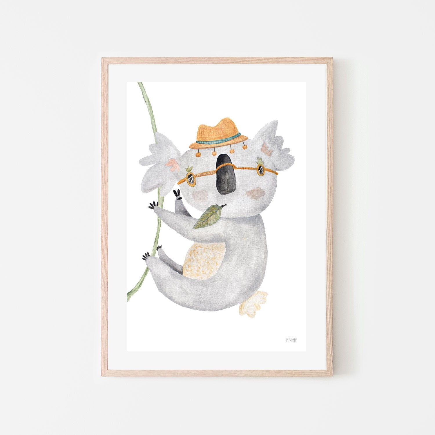wall-art-print-canvas-poster-framed-Peace Dude Koala , By Pip and Phee-6