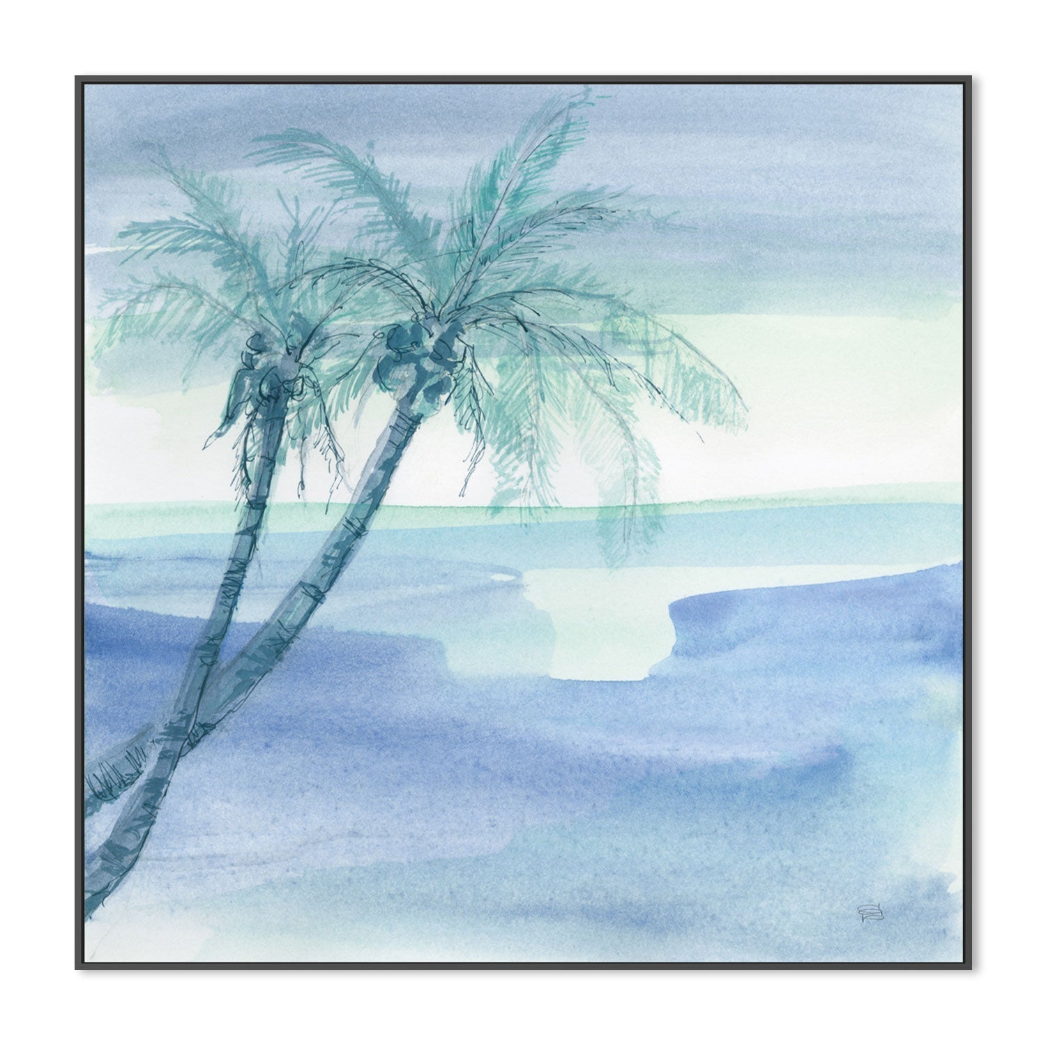 wall-art-print-canvas-poster-framed-Peaceful Dusk, Style A , By Chris Paschke-GIOIA-WALL-ART