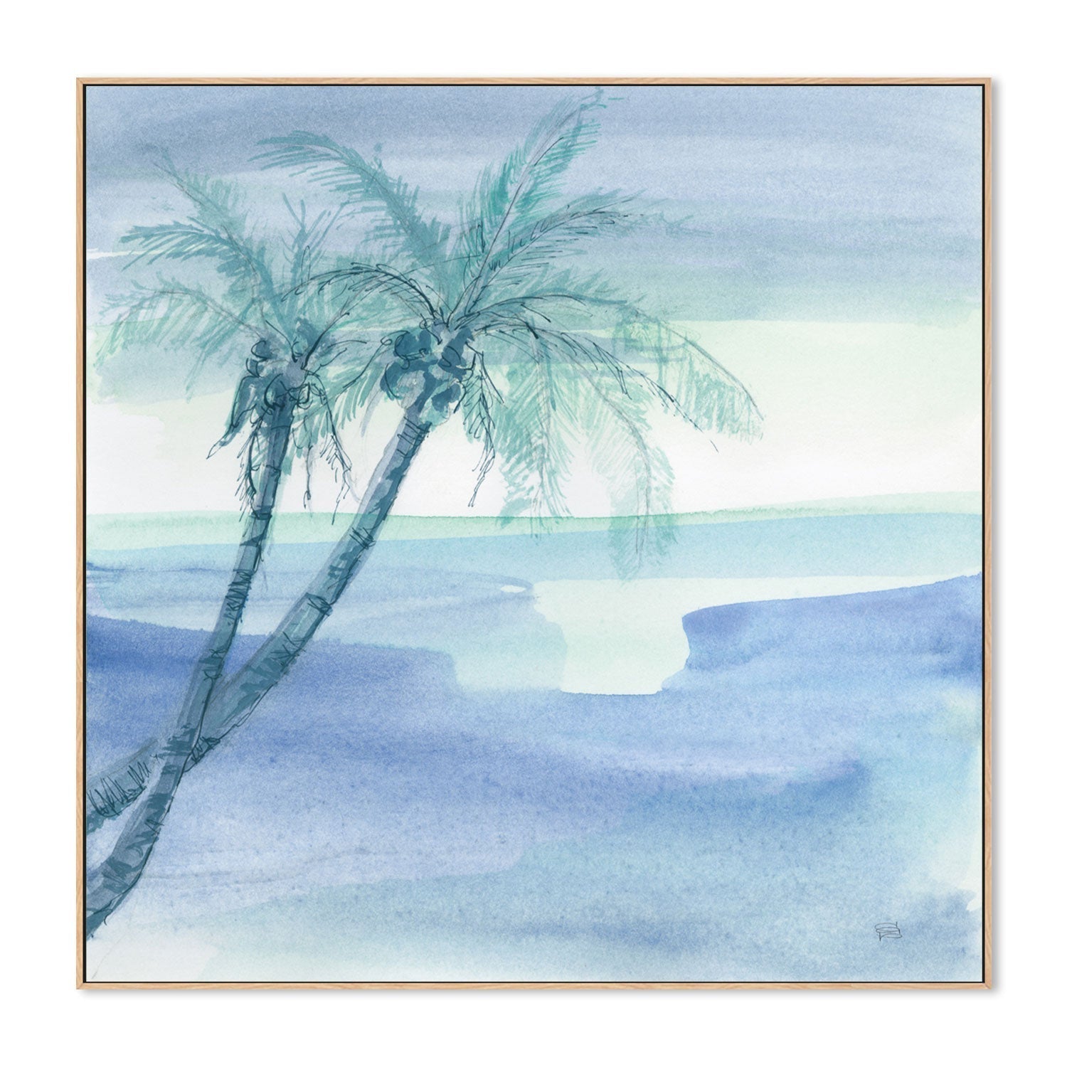 wall-art-print-canvas-poster-framed-Peaceful Dusk, Style A , By Chris Paschke-GIOIA-WALL-ART