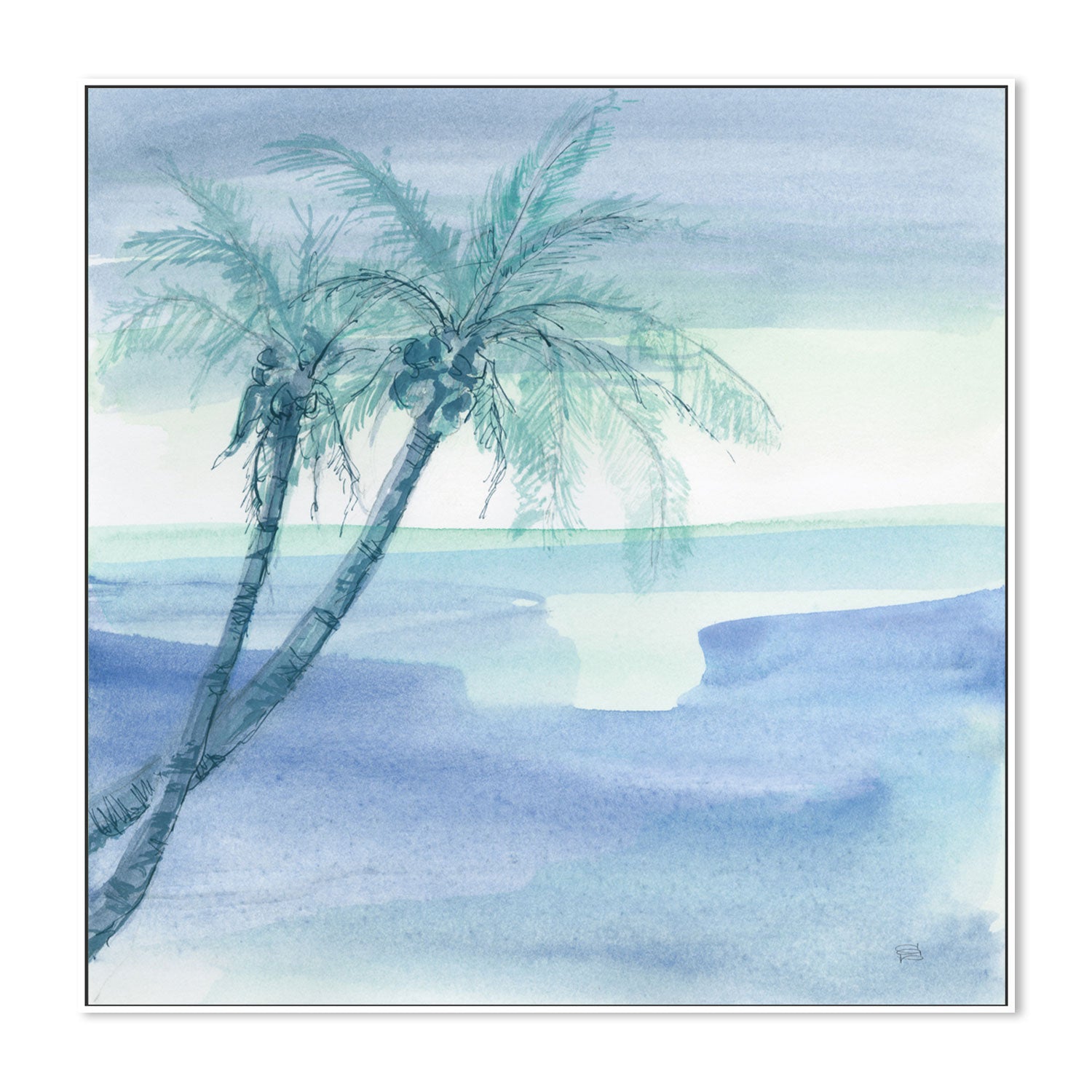 wall-art-print-canvas-poster-framed-Peaceful Dusk, Style A , By Chris Paschke-GIOIA-WALL-ART