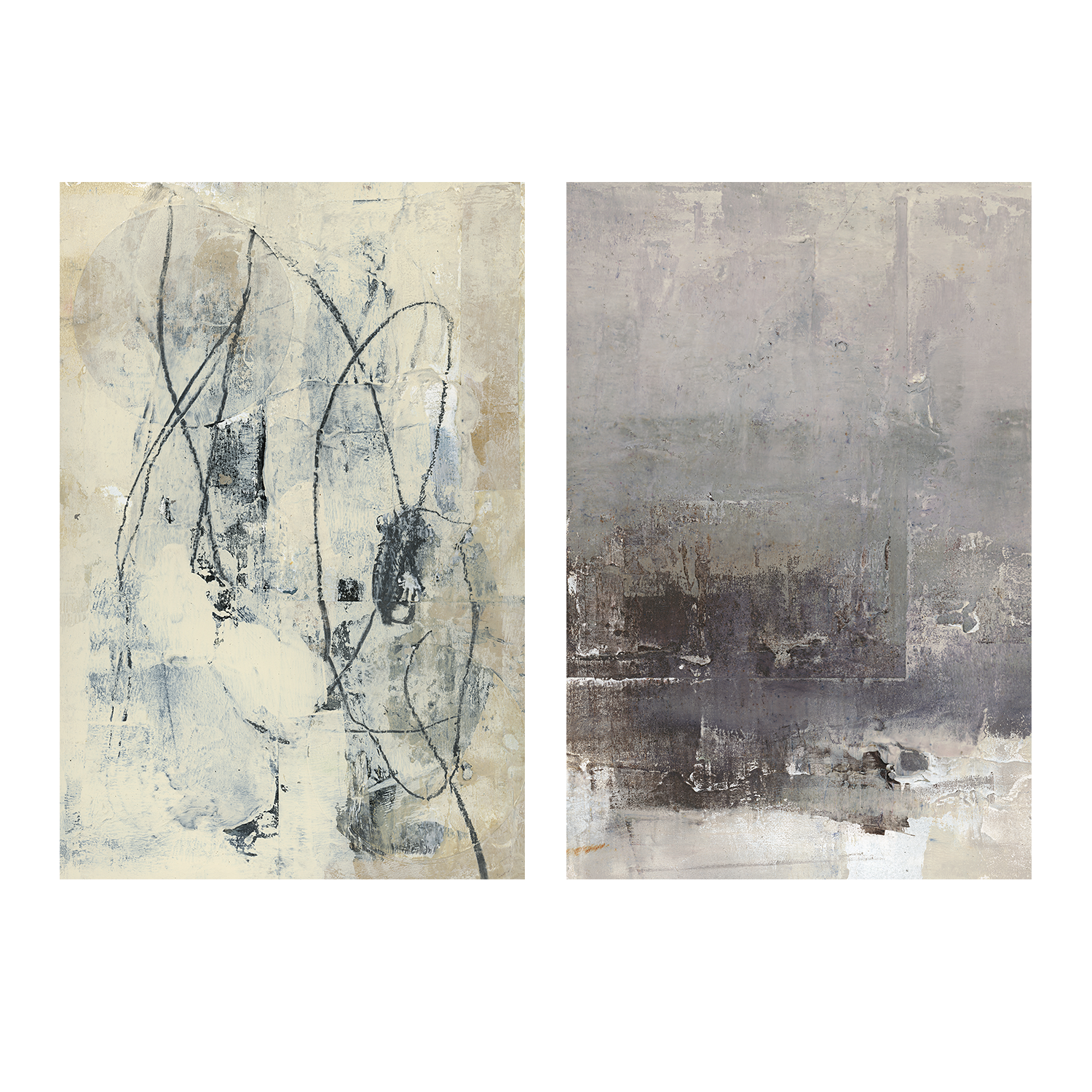 wall-art-print-canvas-poster-framed-Peaceful, Style B & C, Set Of 2 , By Aubrey-1