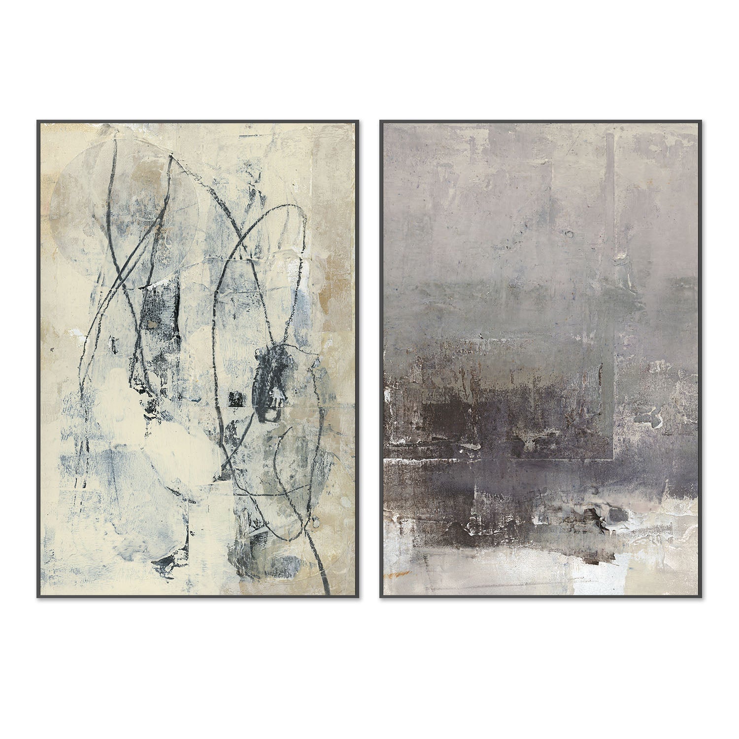wall-art-print-canvas-poster-framed-Peaceful, Style B & C, Set Of 2 , By Aubrey-3