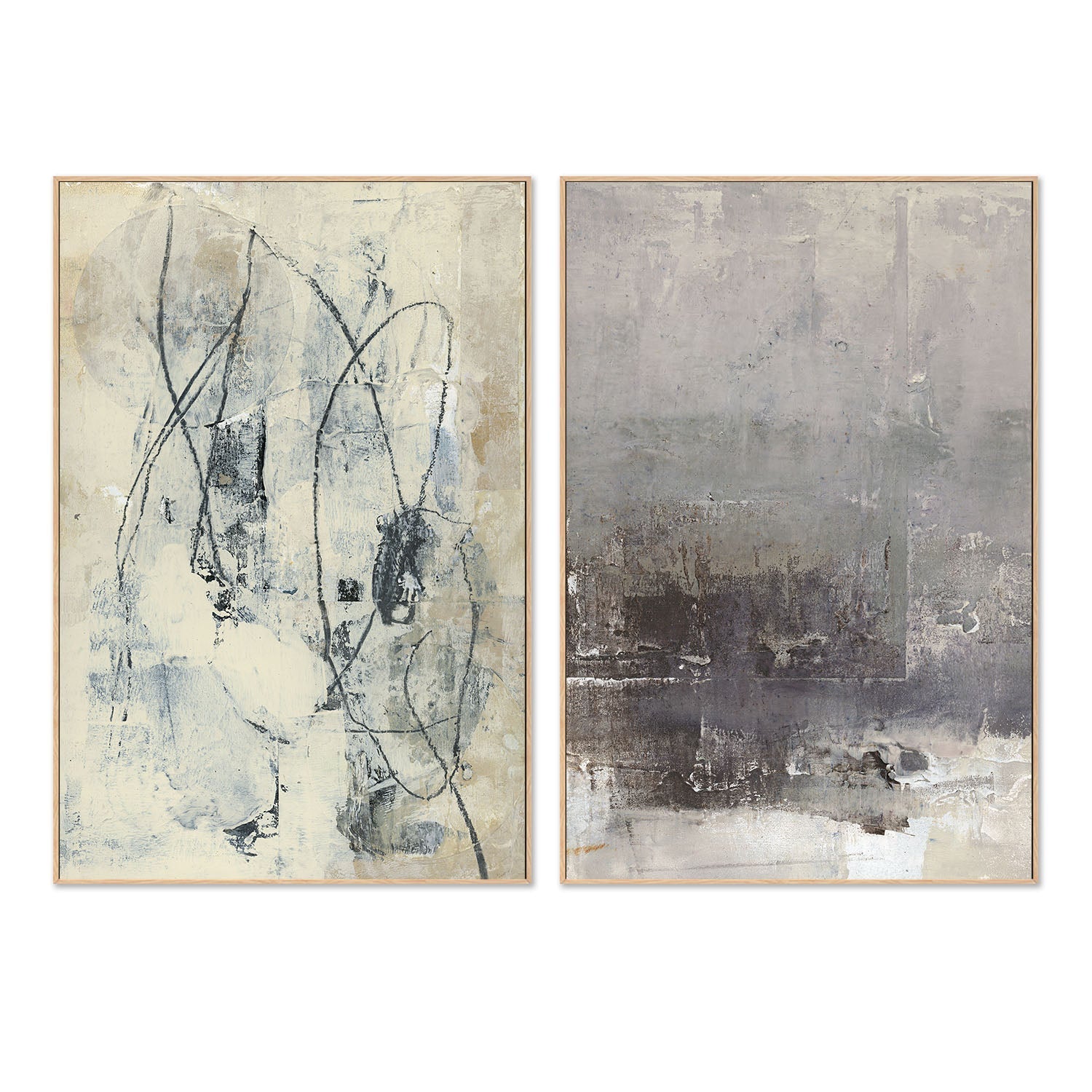 wall-art-print-canvas-poster-framed-Peaceful, Style B & C, Set Of 2 , By Aubrey-4