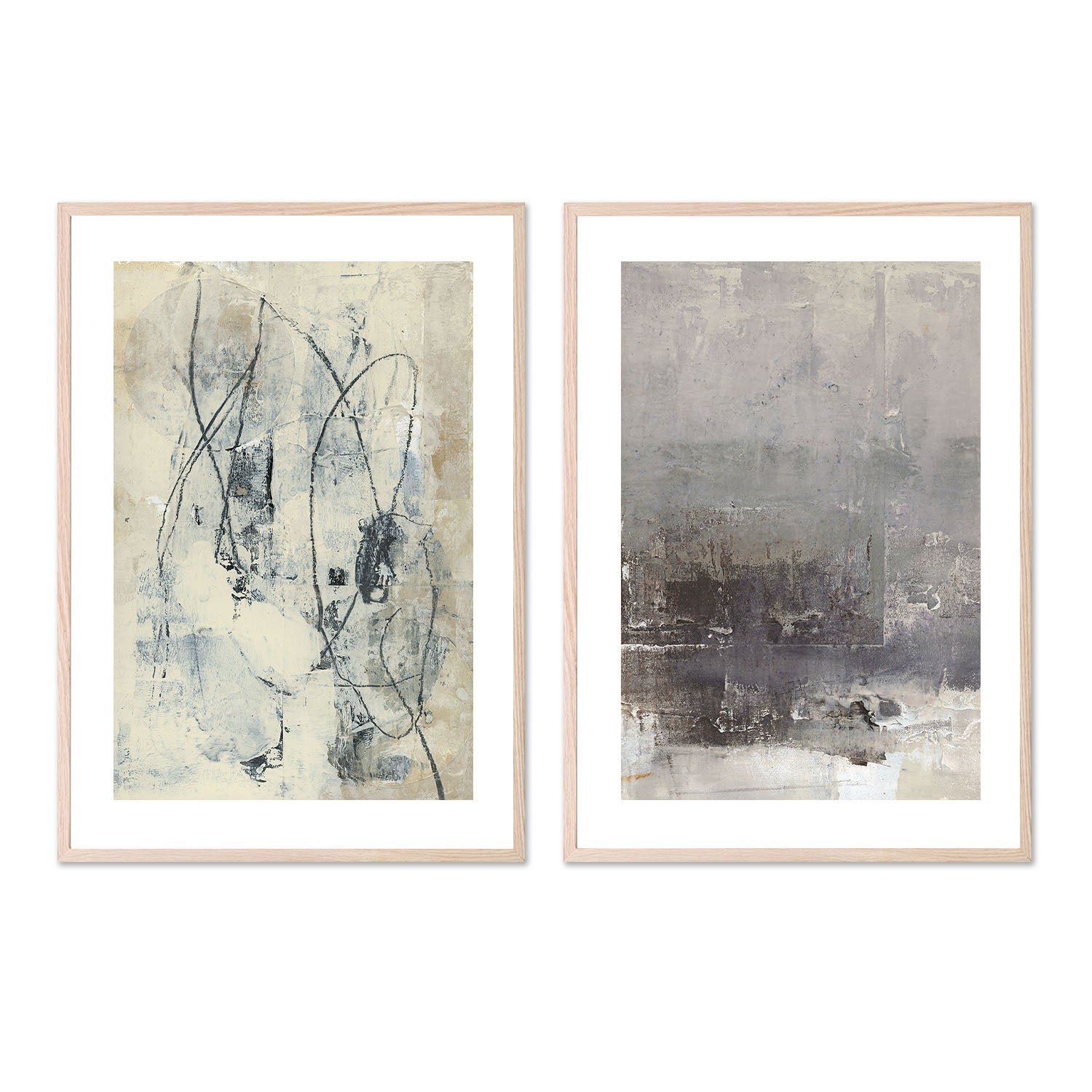 wall-art-print-canvas-poster-framed-Peaceful, Style B & C, Set Of 2 , By Aubrey-6