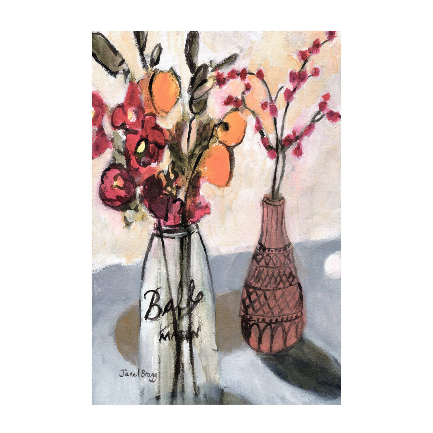 wall-art-print-canvas-poster-framed-Peaches and Cream-1