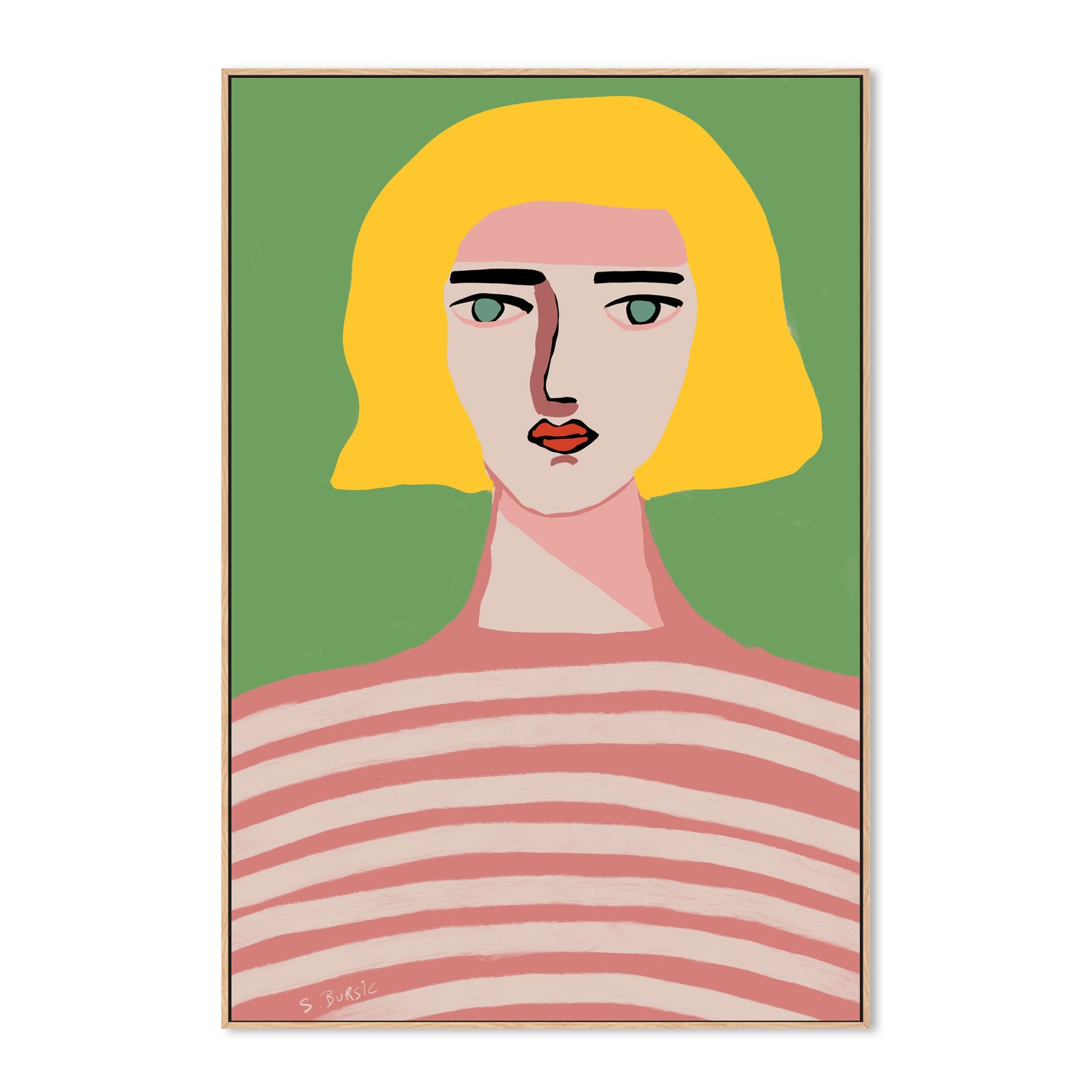 wall-art-print-canvas-poster-framed-Peachy , By Sharyn Bursic-4