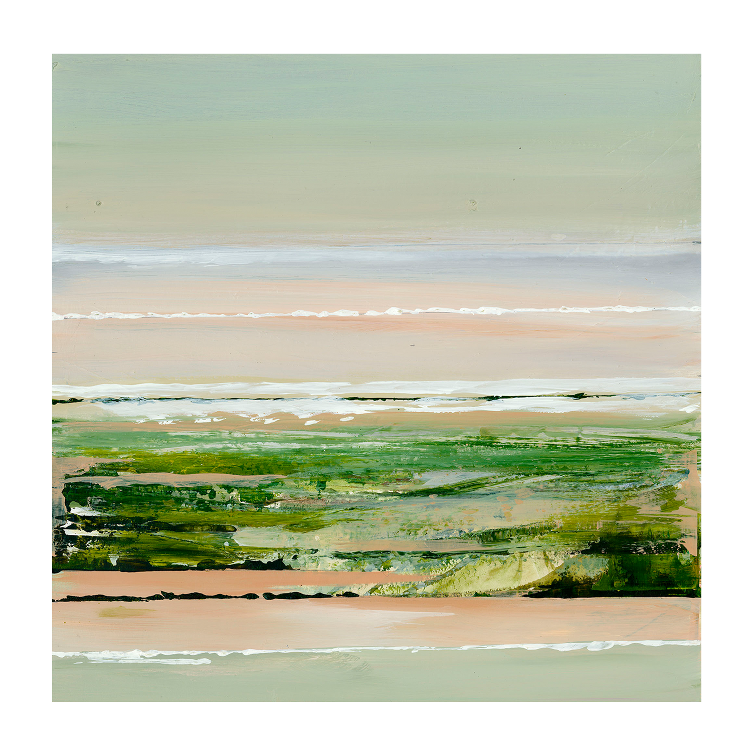 wall-art-print-canvas-poster-framed-Peack Green Landscape , By Amelia Aveline-1
