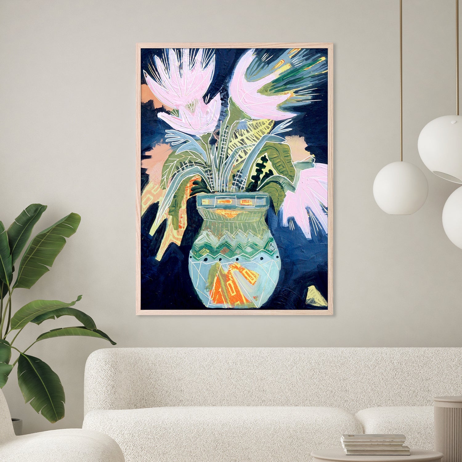 wall-art-print-canvas-poster-framed-Perfect Pink-2